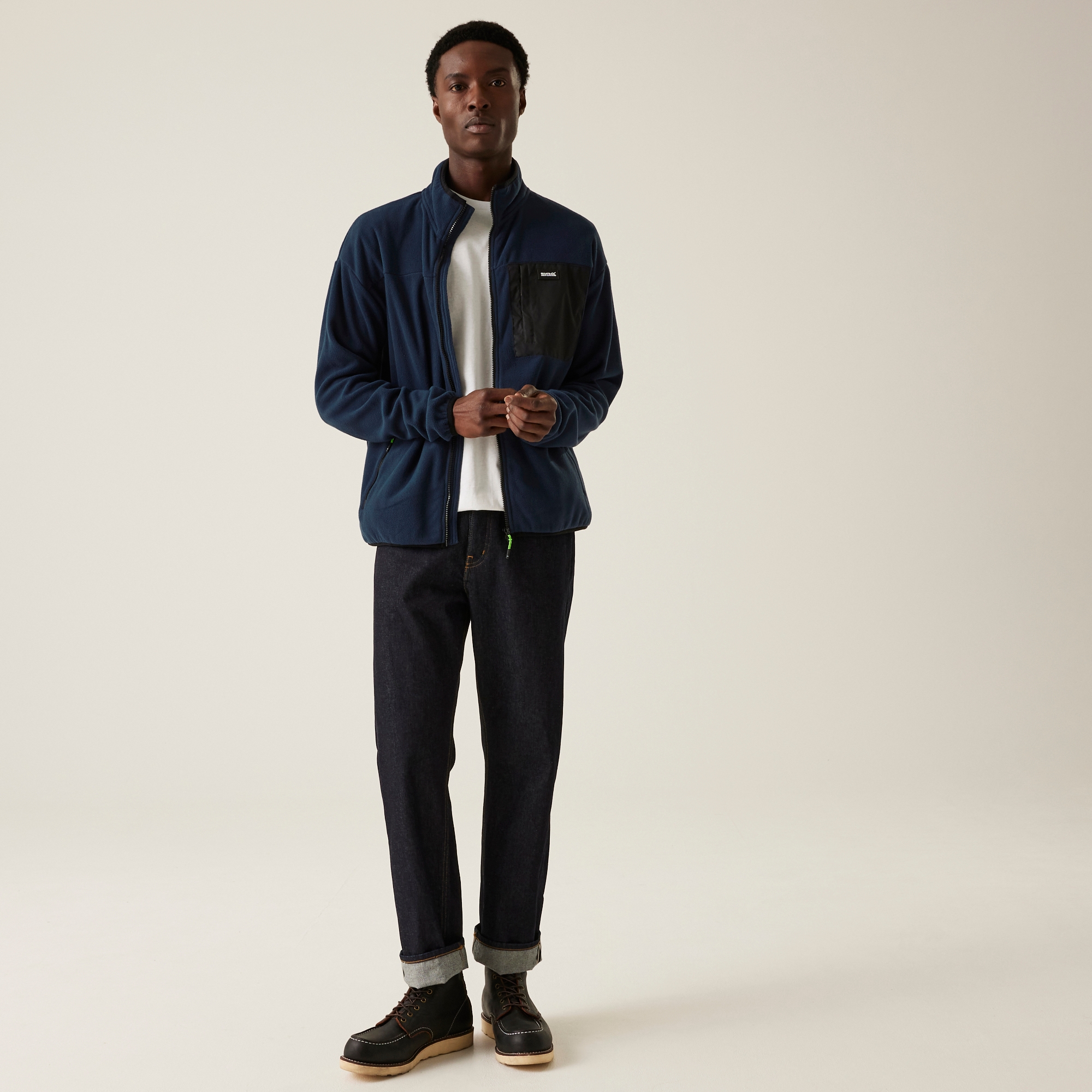Men's Frankie Full Zip Fleece | Navy