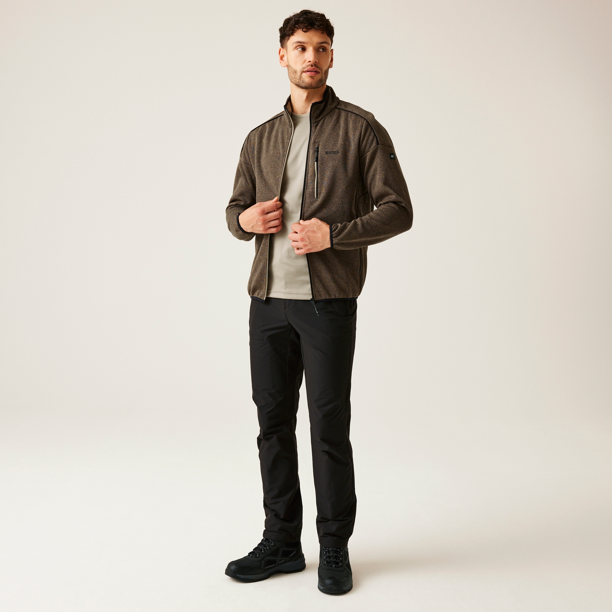 Men's Kames Full Zip Fleece | Treetop Golden Sand