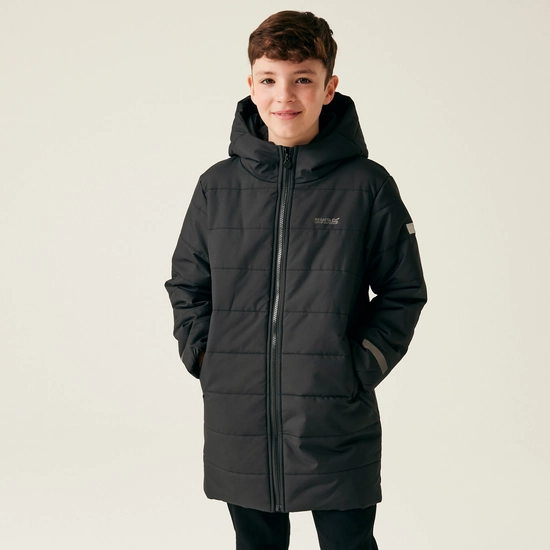 Kids' Lakiver Quilted Jacket | Nephrite Green Black