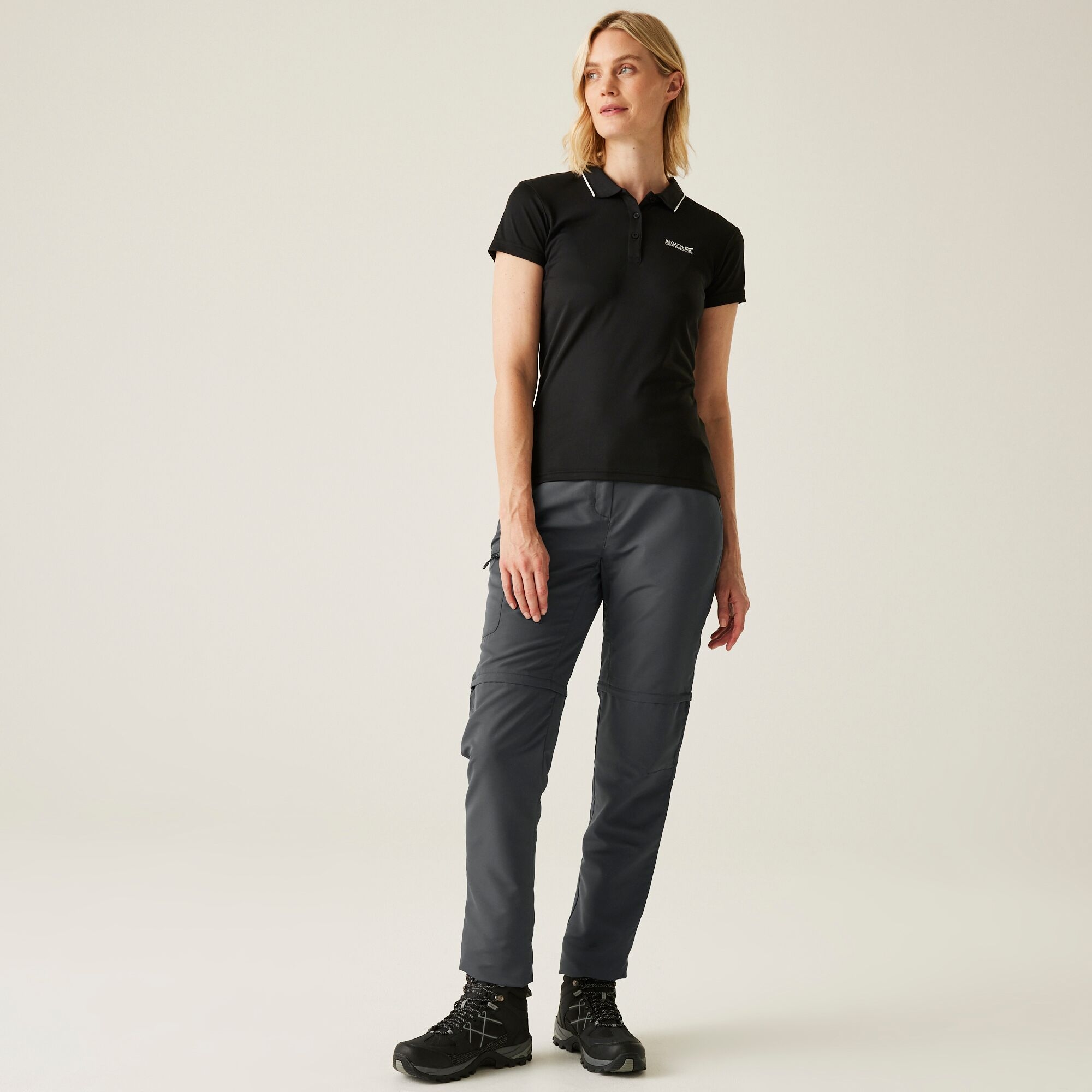Women's Chaska III Zip Off Walking Trousers | Seal Grey
