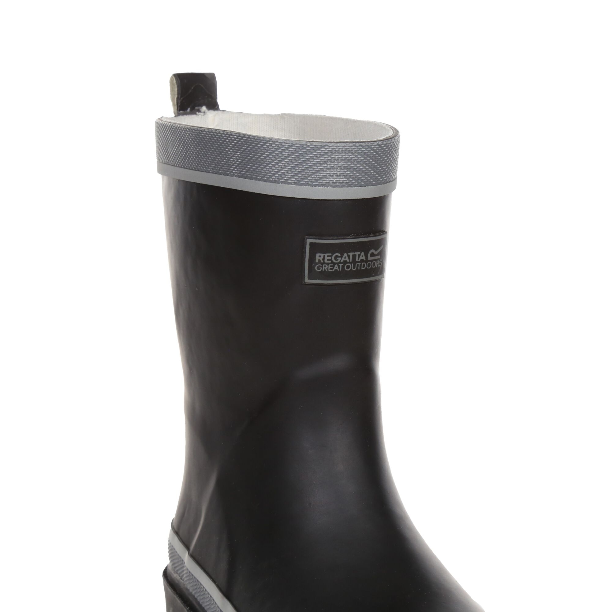 Kids' Foxfire Reflective Wellies | Black