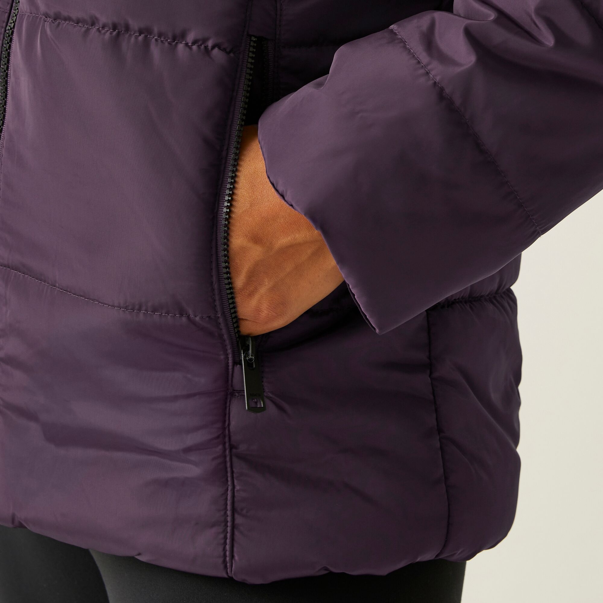 Women's Winnie Quilted Jacket | Deep Plum