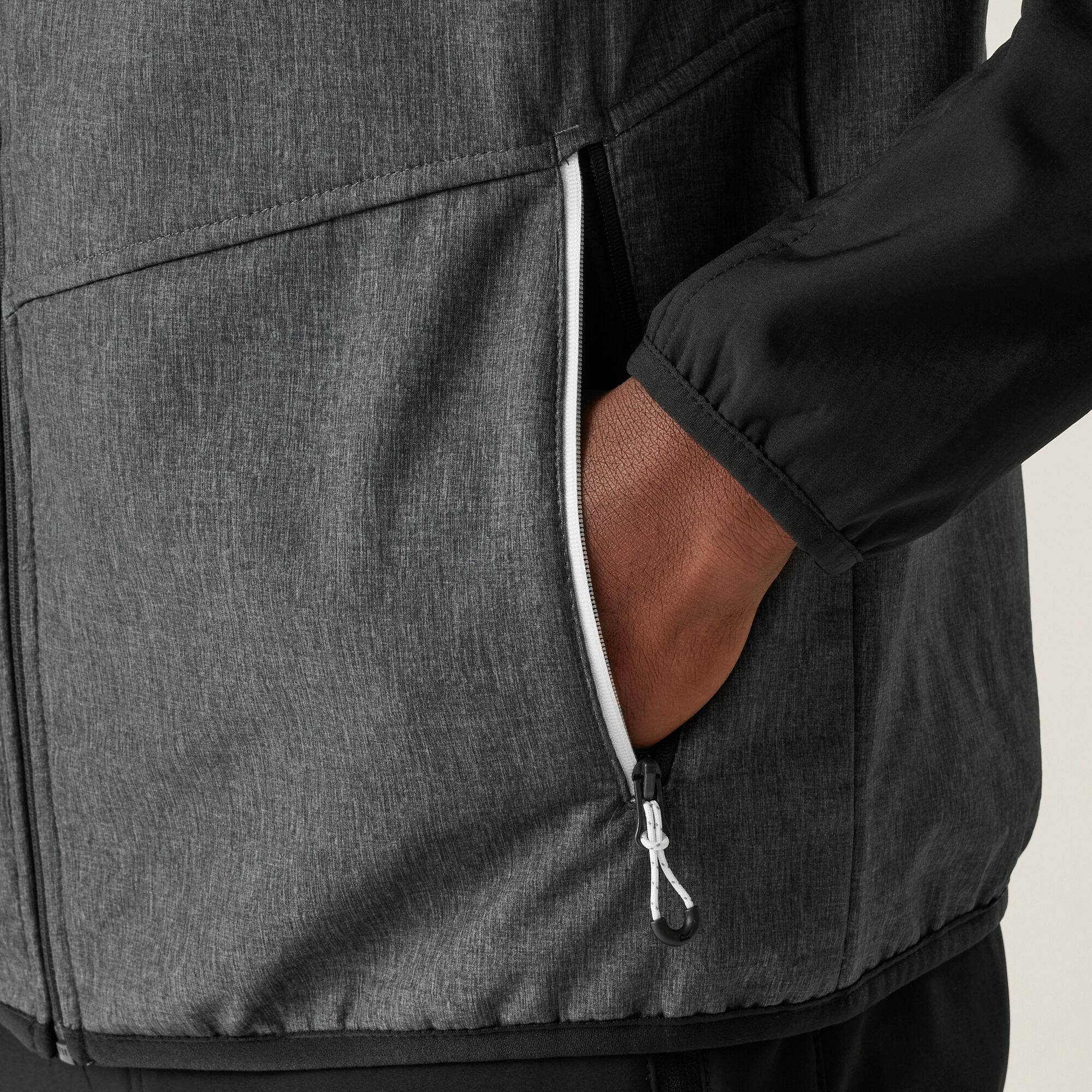Men's Arec III Softshell Jacket | Ash Marl Black
