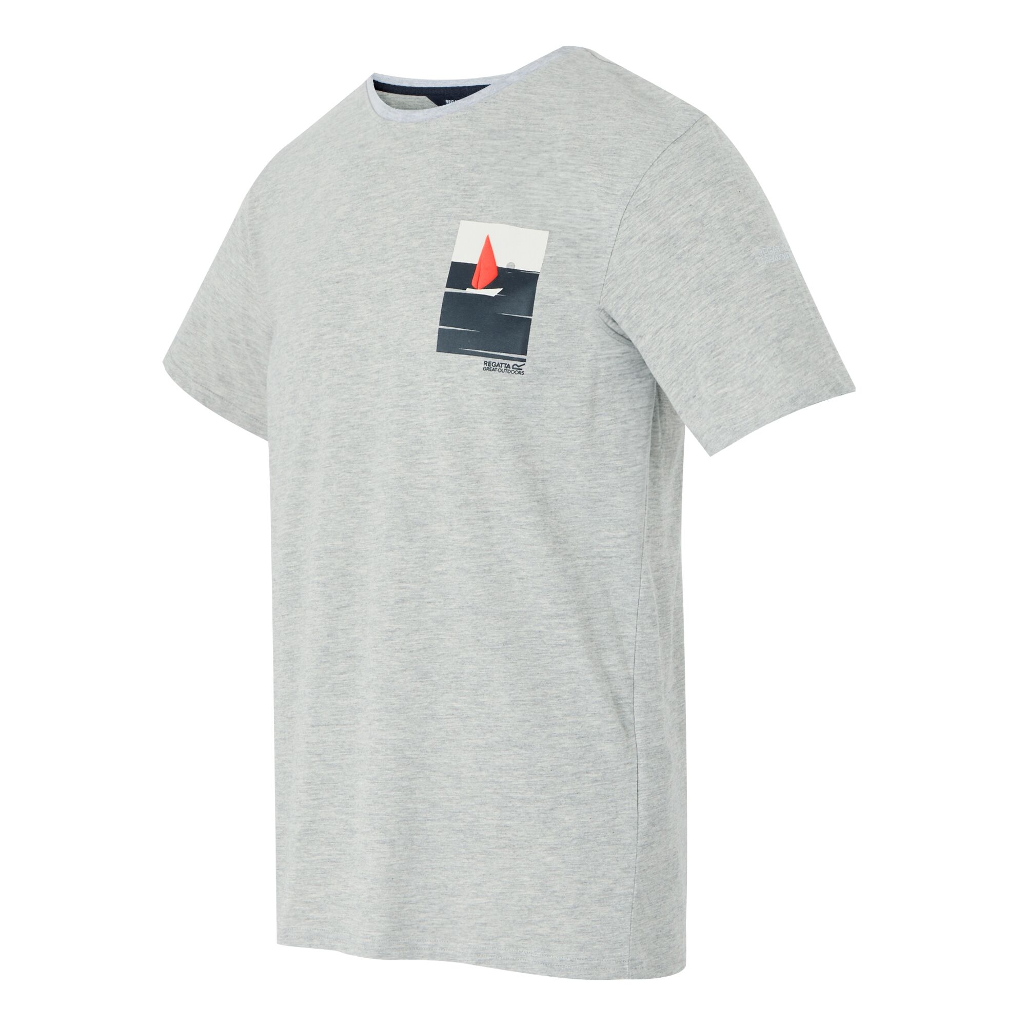 Men's Cline IX T-Shirt | Grey Marl Boat