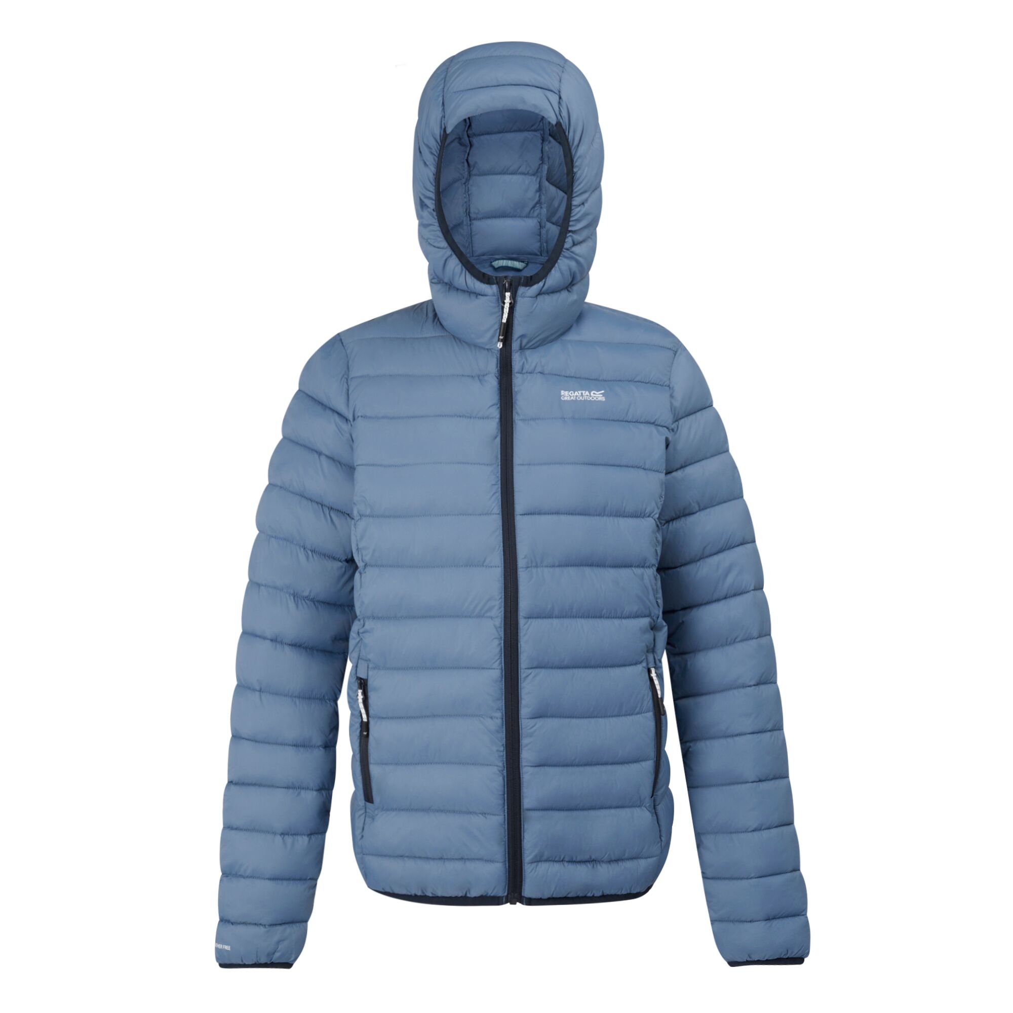 Women's Hooded Marizion Quilted Jacket | Coronet Blue Marshmallow