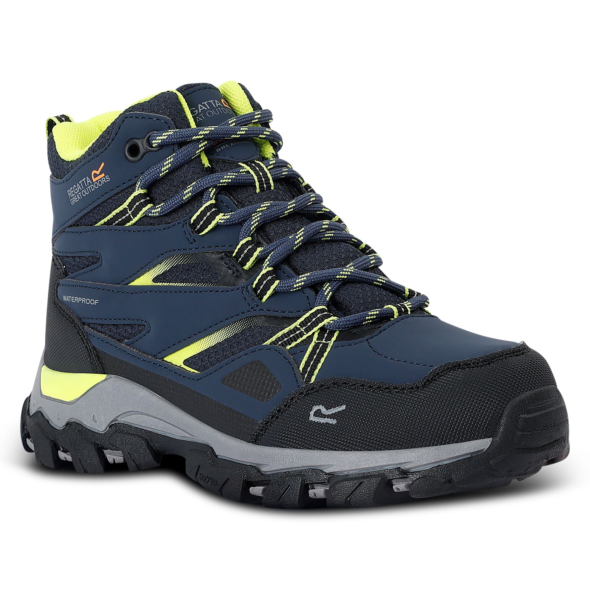 Kids' Holcombe III Walking Boots | Navy Lime Punch