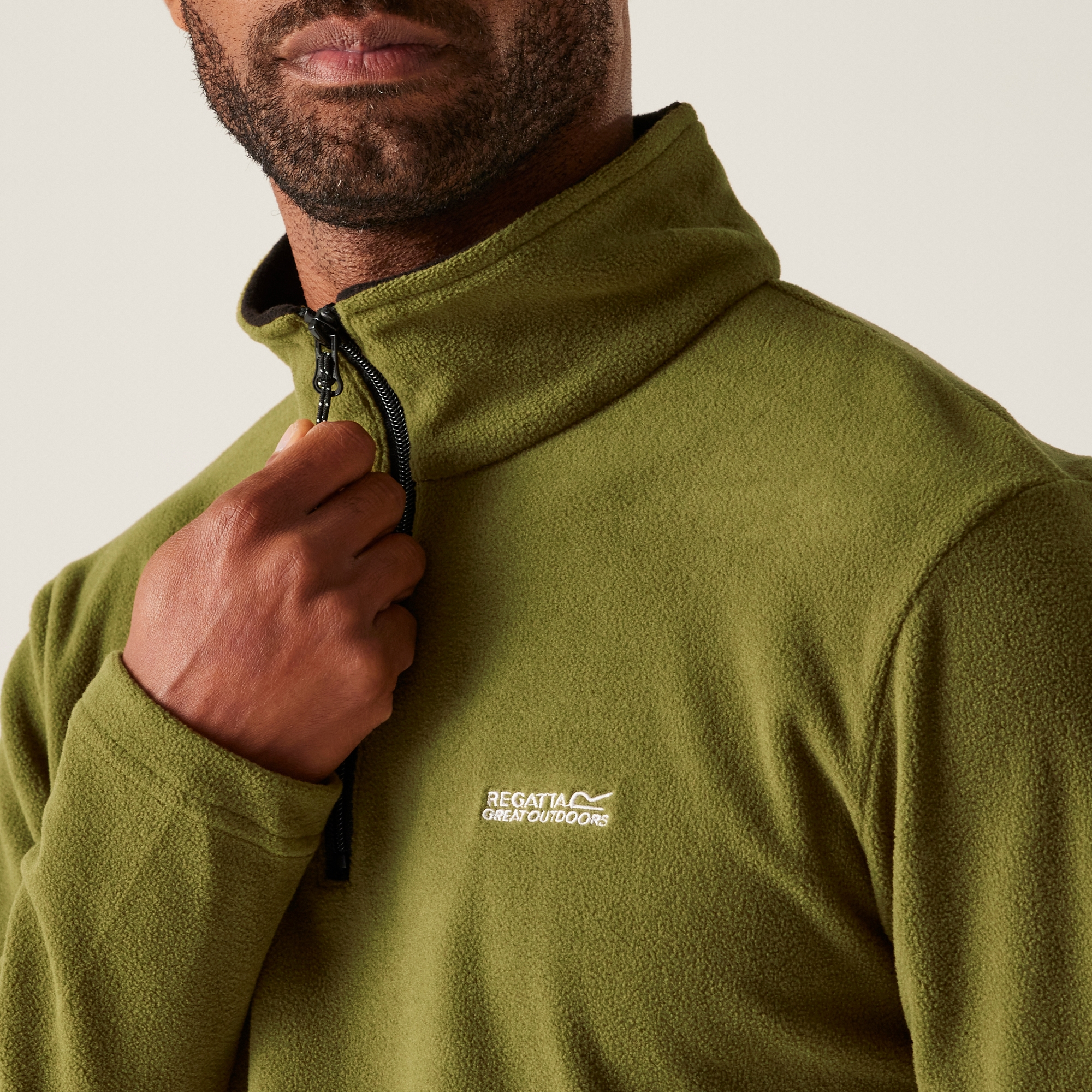 Men's Thompson Lightweight Half Zip Fleece | Nephrite Green