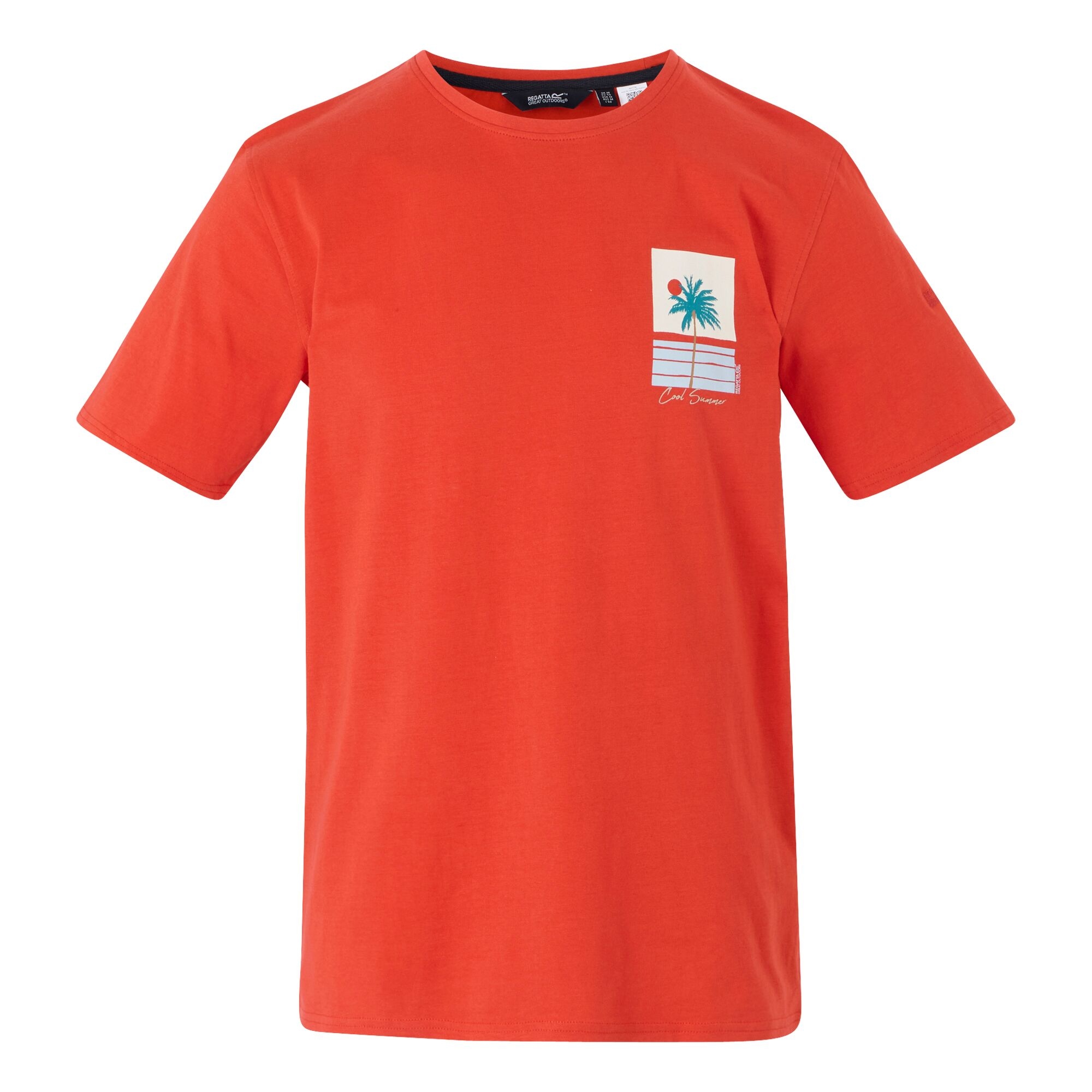 Men's Cline IX T-Shirt | Poppy Red Cool Summer