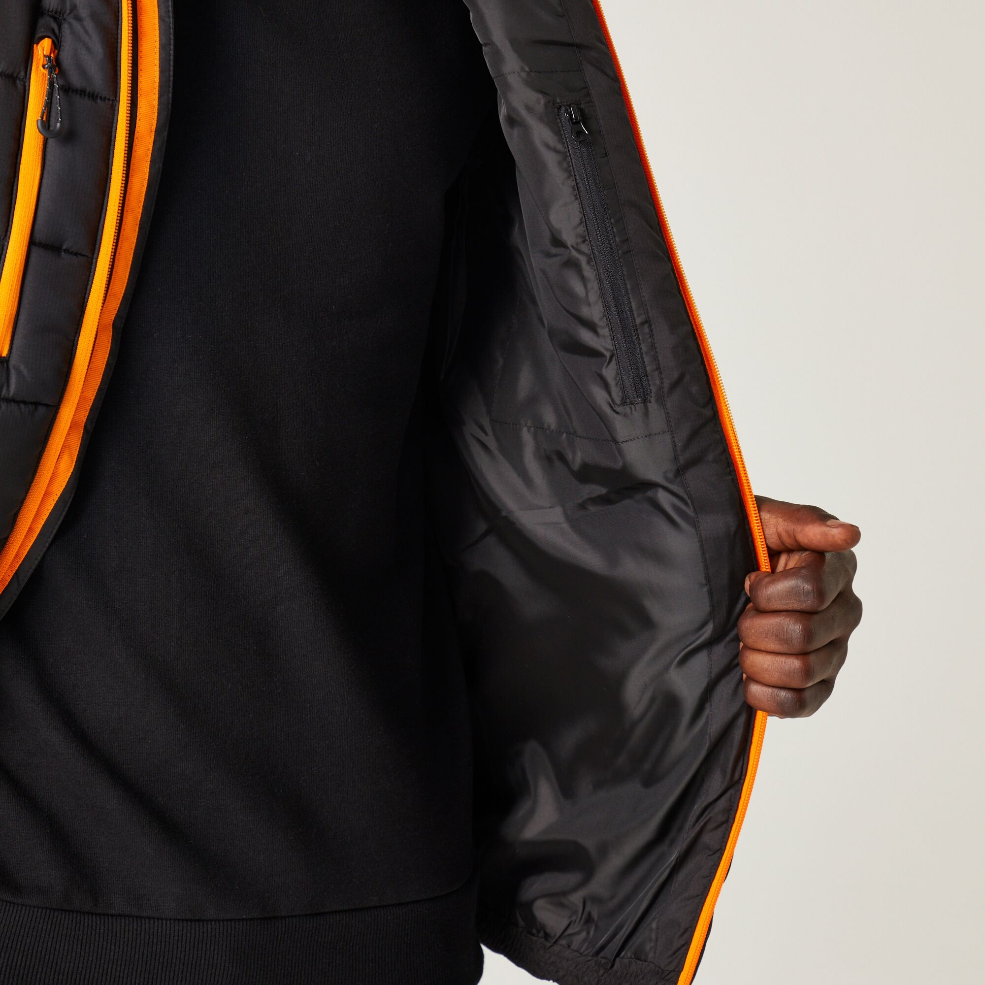 Men's Navigate Thermal Bodywarmer | Black Orange Pop