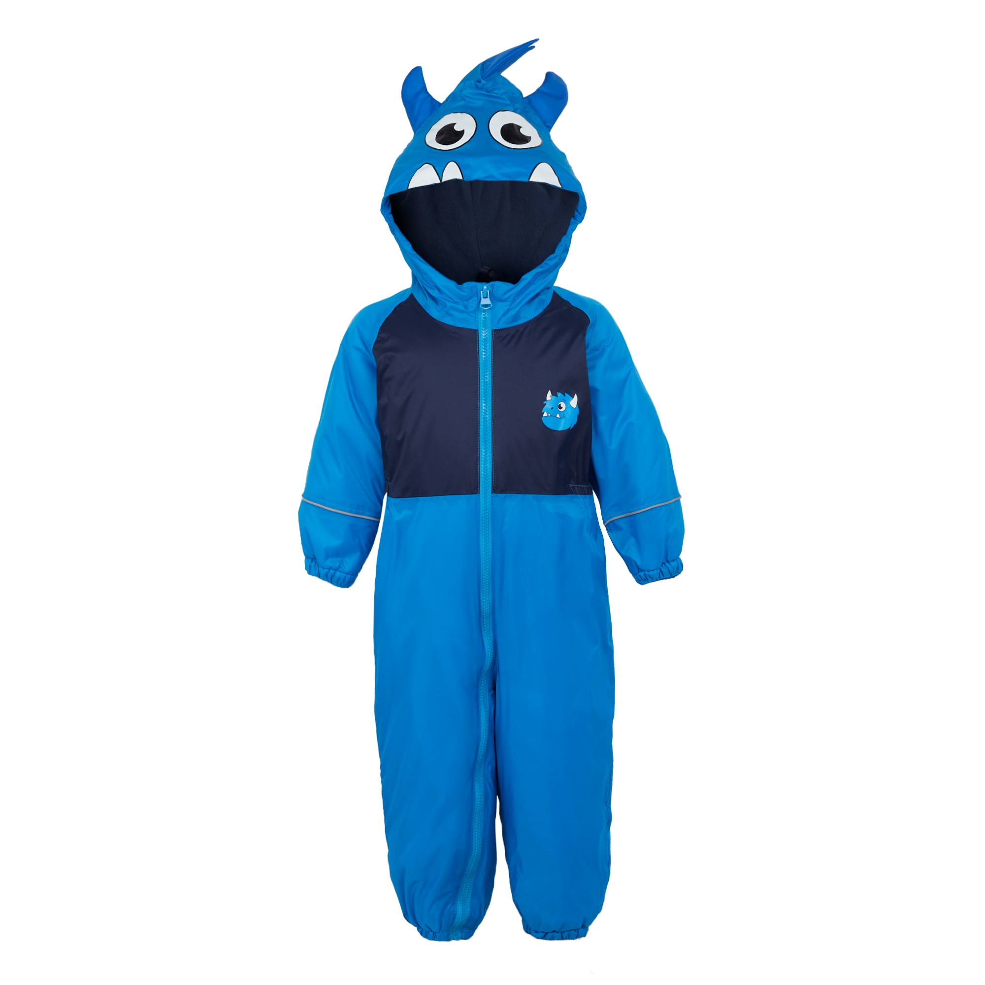 Kids' Mudplay III Waterproof Puddle Suit | Spike The Monster Hydro Blue