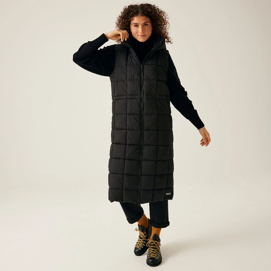 Women's Leandra Longline Gilet | Dark Khaki