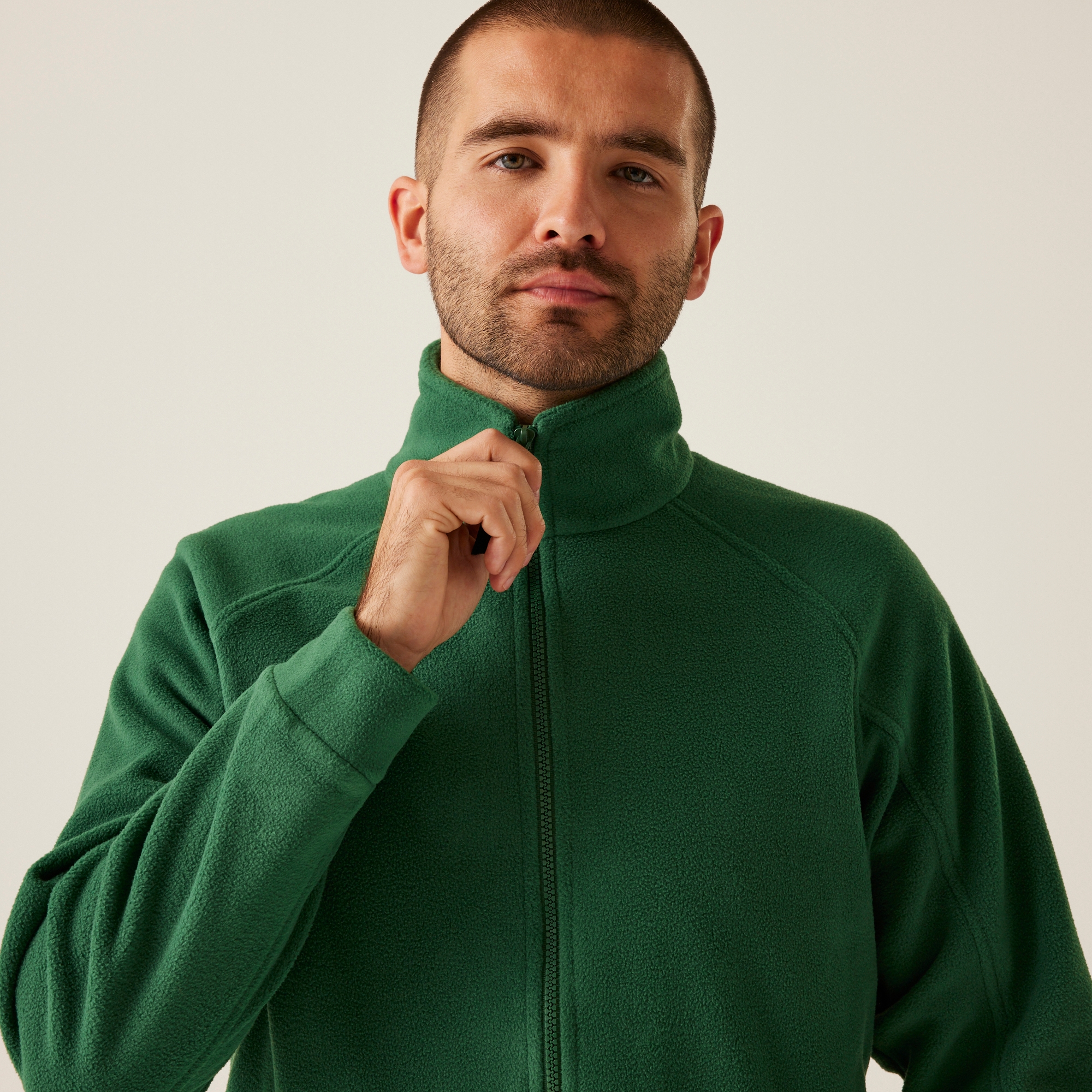 Men's Thor III Interactive Full Zip Fleece | Bottle Green