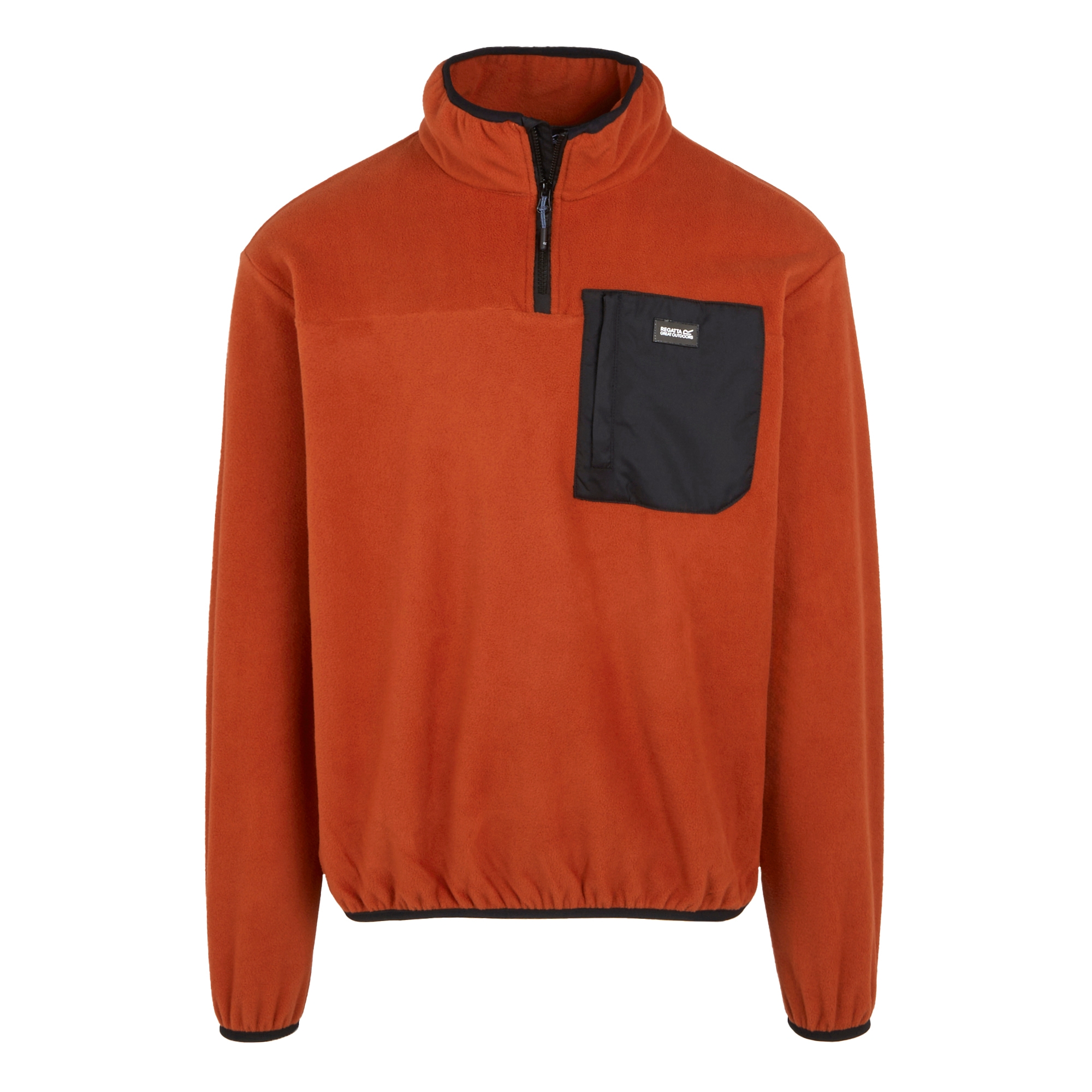 Men's Frankie Half Zip Fleece | Red Ochre