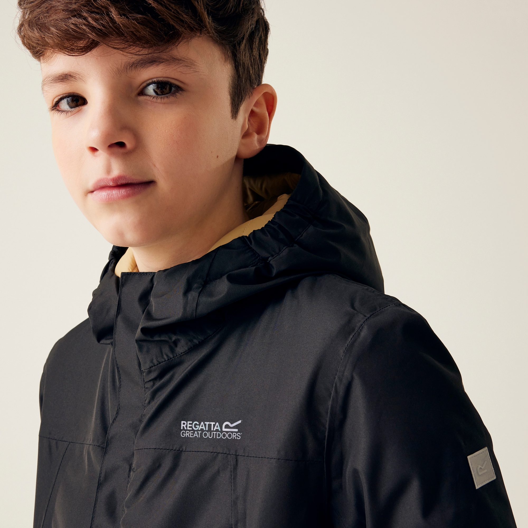 Kids' Farbank Waterproof Jacket | Black Oat