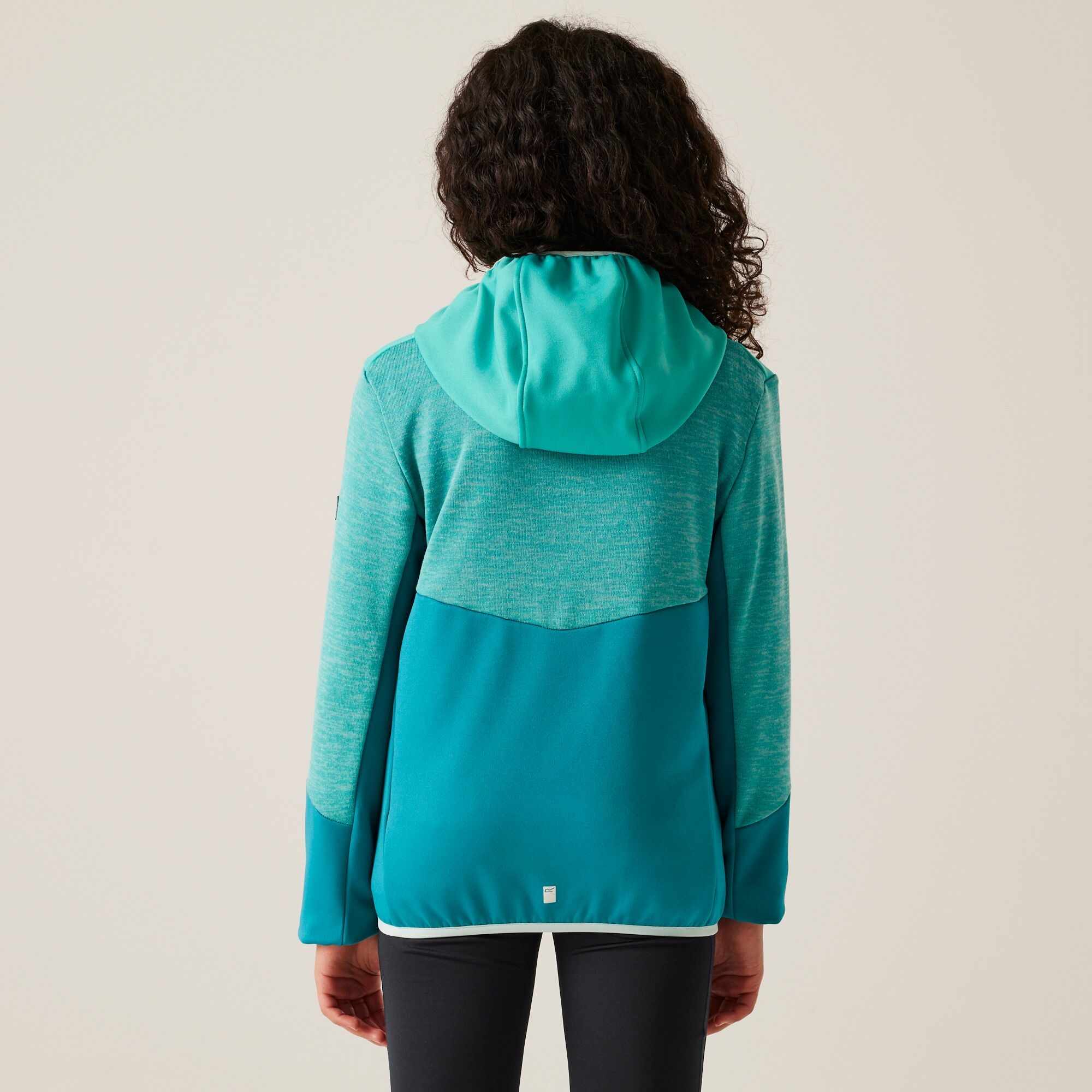Kids' Dissolver X Full Zip Fleece | Exotic Plume Turquoise Icy Morn