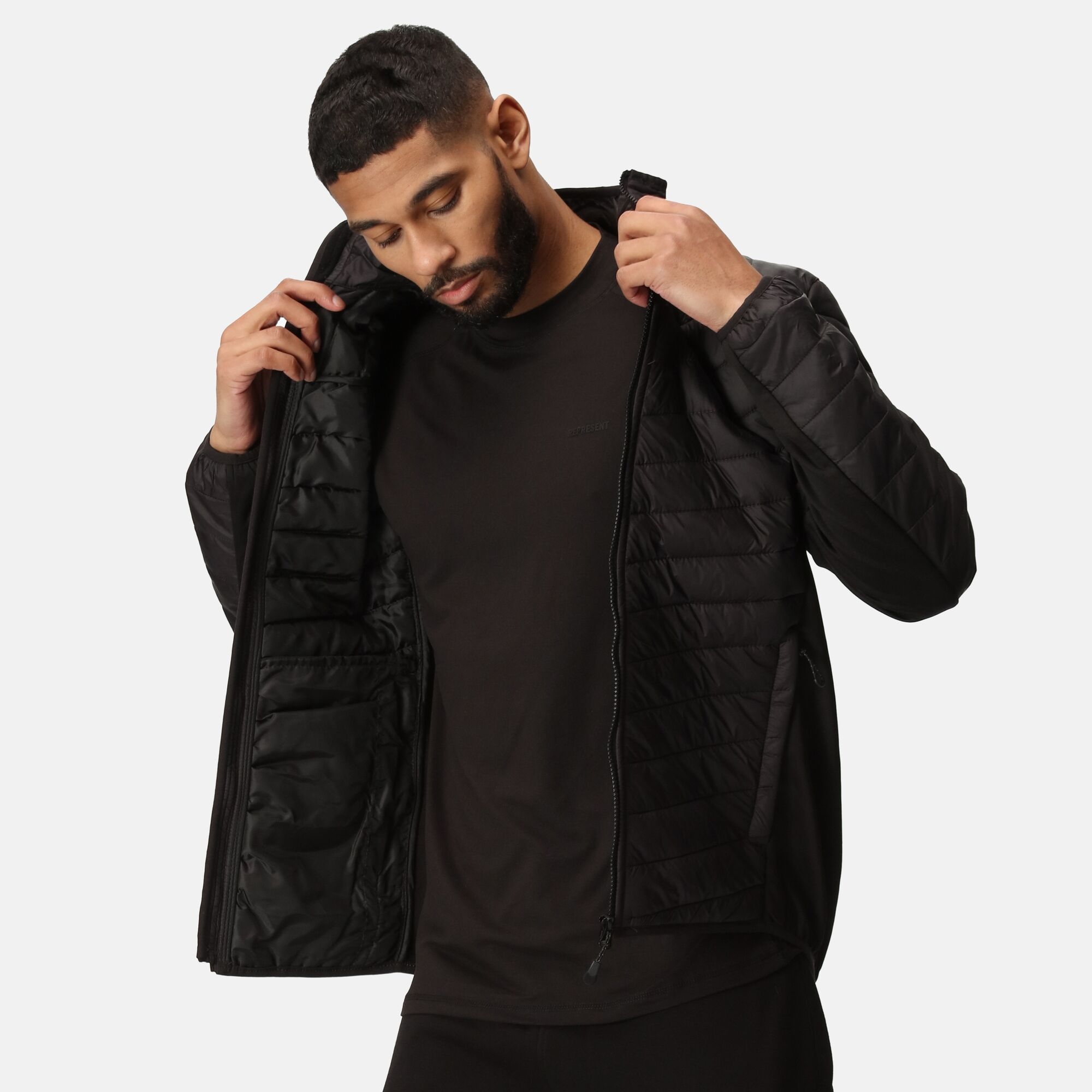 Men's Tourer Hybrid Jacket | Black