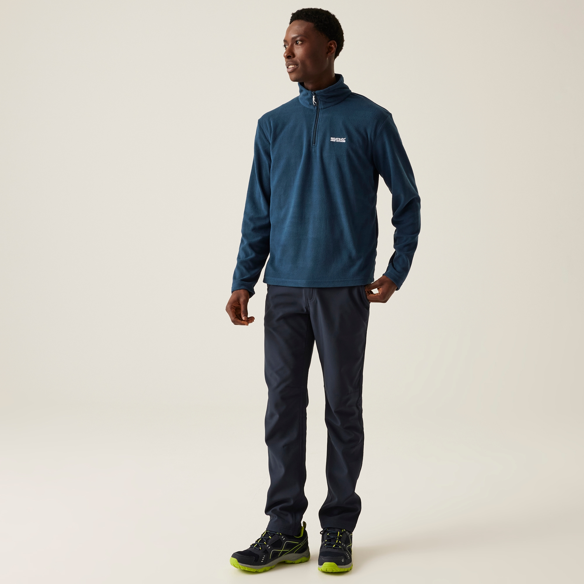 Men's Thompson Lightweight Half Zip Fleece | Admiral Blue