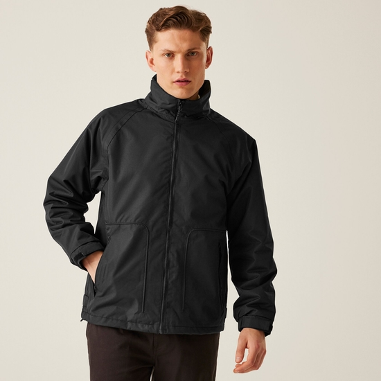 Men's Hudson Fleece Lined Waterproof Insulated Jacket | Black