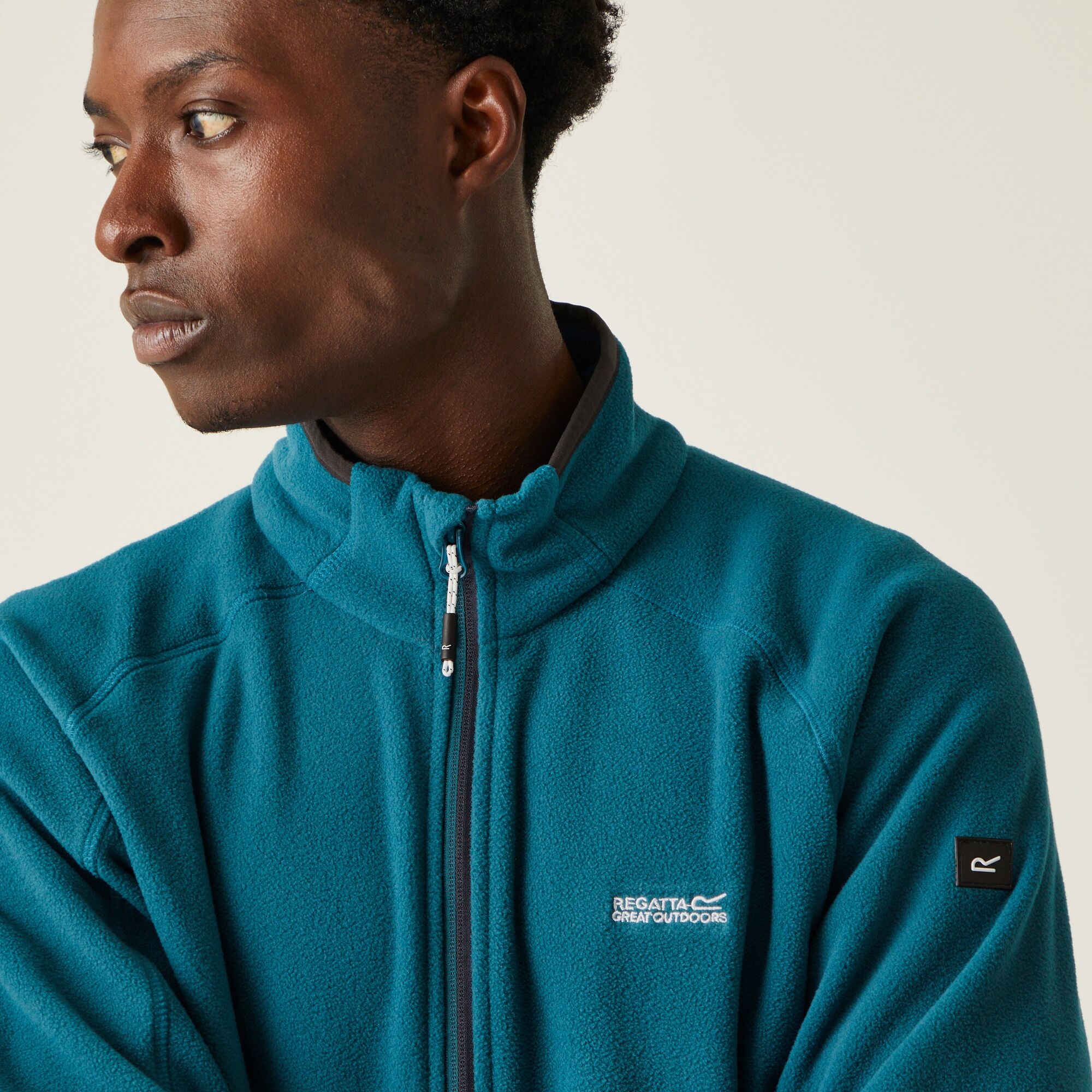 Men's Hadfield Full Zip Fleece | Moroccan Blue