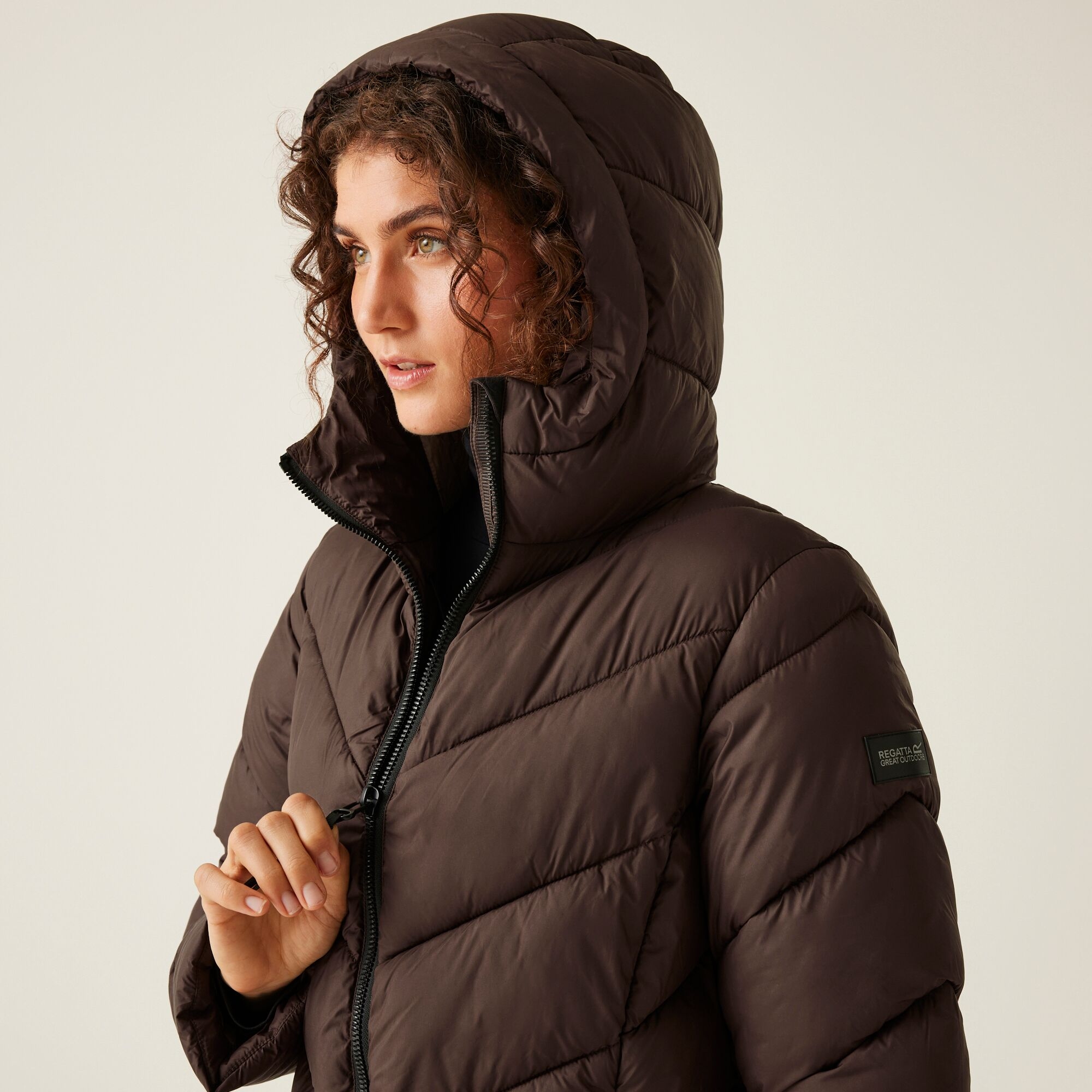 Women's Andia II Quilted Jacket | Bueno Brown