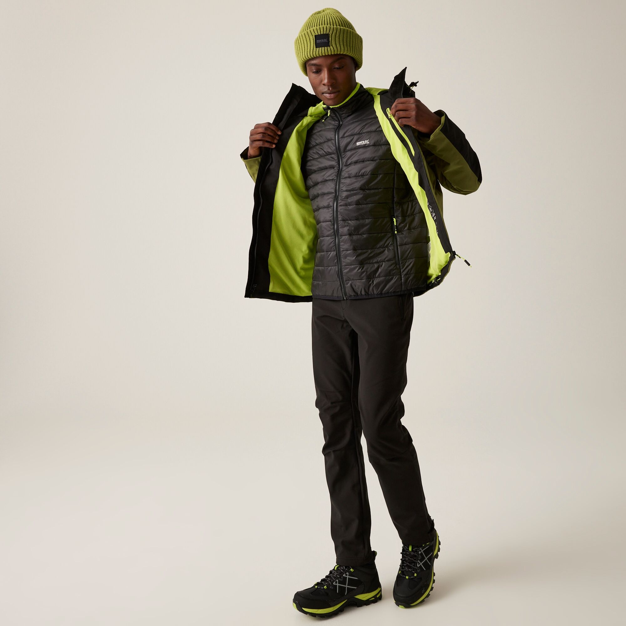 Men's Wentwood IX 3-in-1 Jacket | Nephrite Green Black