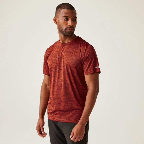 Men's Fingal Edition Marl T-Shirt | Tangerine Tango