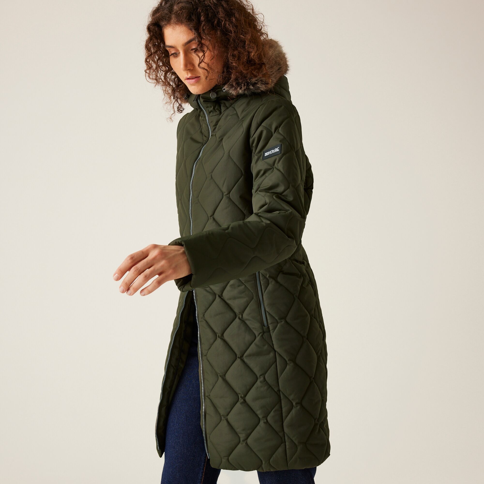 Women's Fritha III Insulated Parka Jacket | Dark Khaki