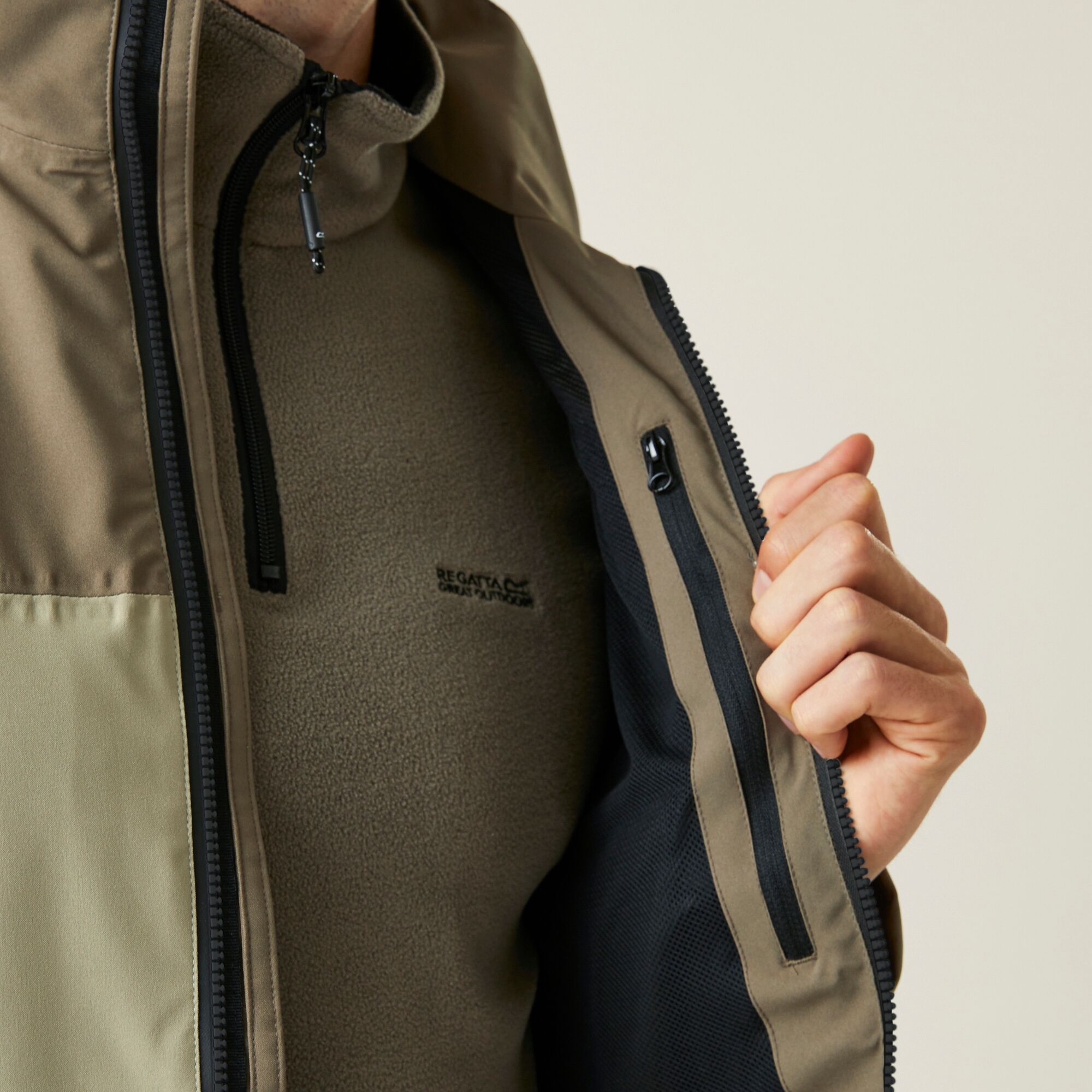 Men's Bosfield III Waterproof Jacket | Golden Sand Treetop