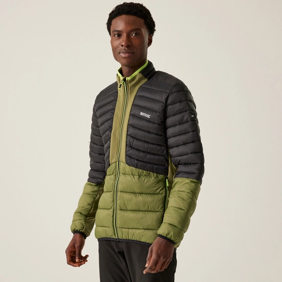 Men's Leedre Hybrid Jacket | Nephrite Green Black