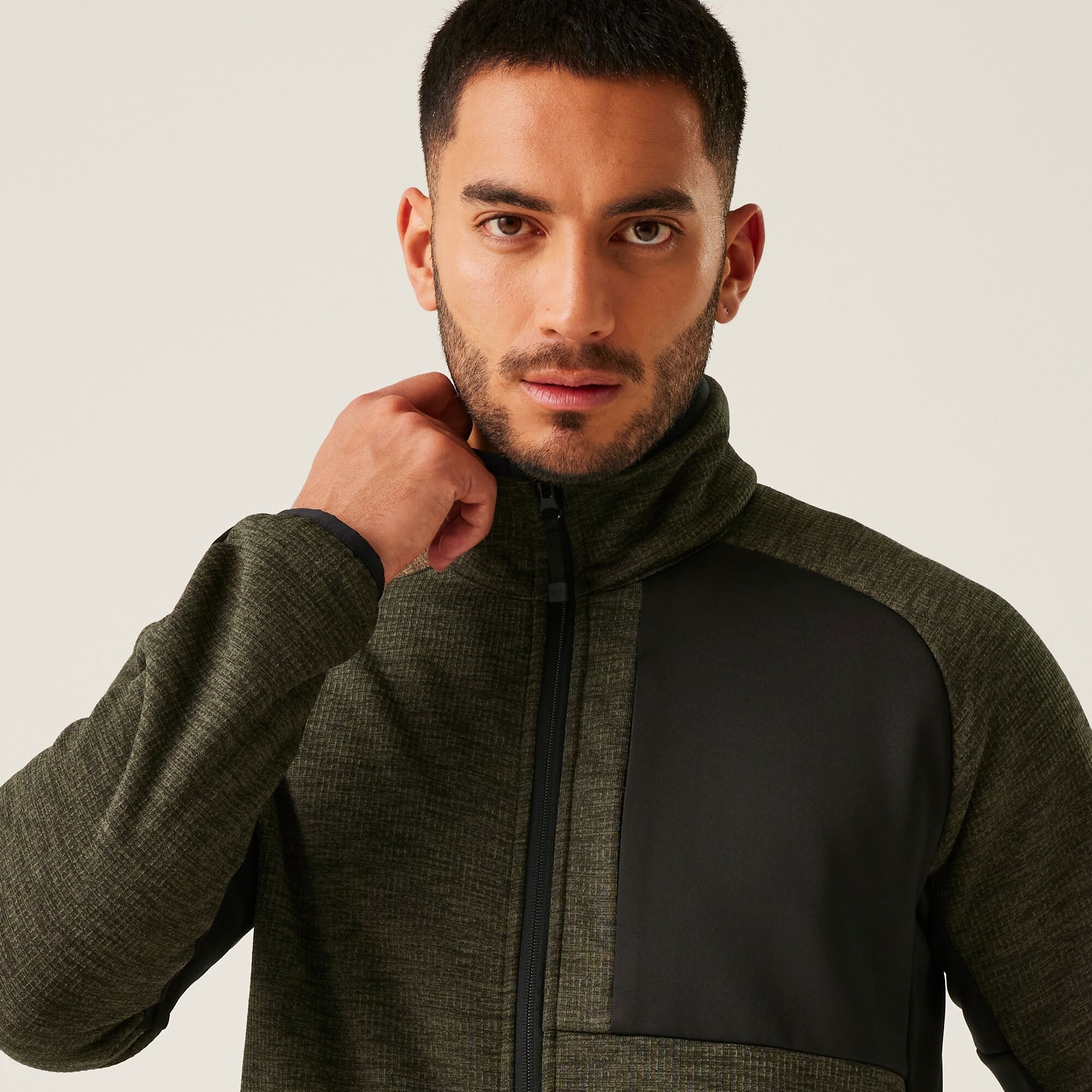 Men's Shorston Full Zip Fleece | Crocodile Marl
