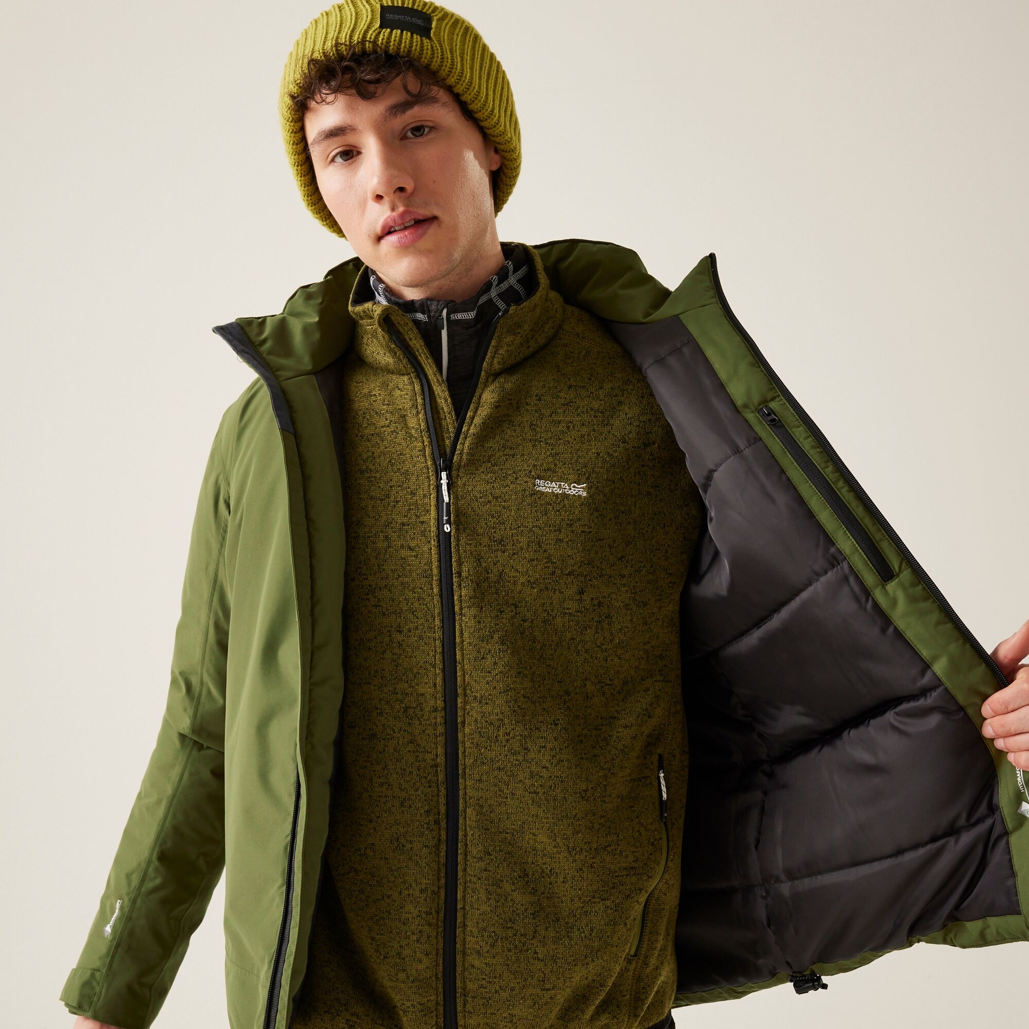 Men's Frelton Waterproof Insulated Jacket | Nephrite Green Black