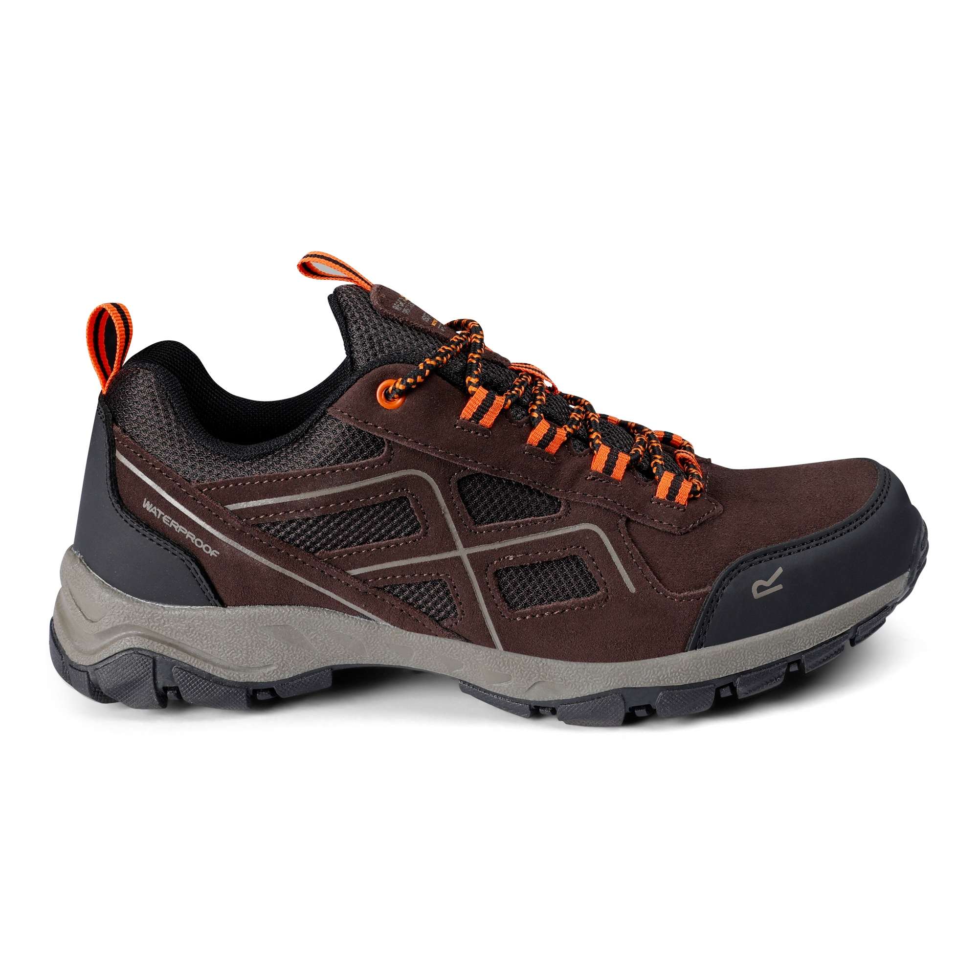 Men's Vendeavour Suede Low Walking Shoes | Peat Blaze Orange