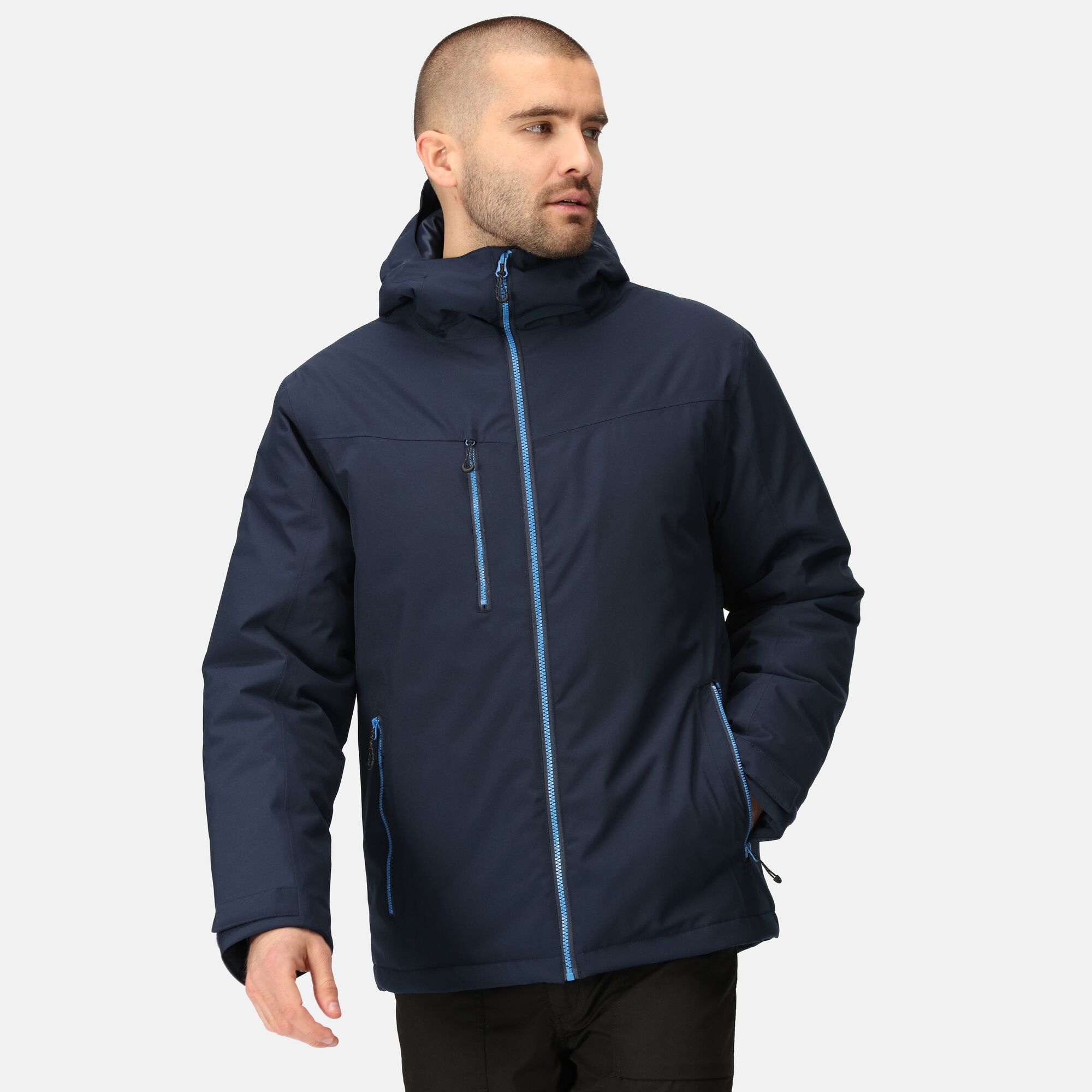 Men's Navigate Insulated Jacket | Navy French Blue