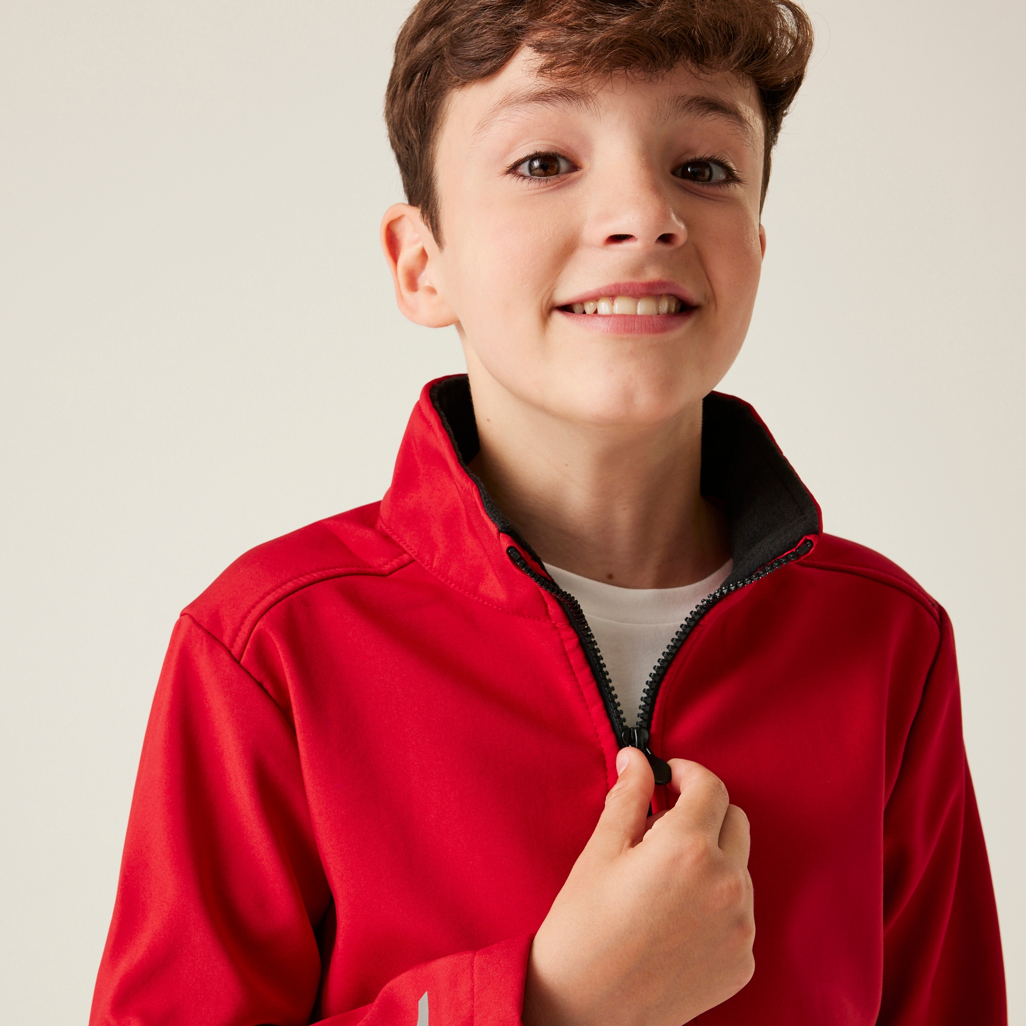 Kids' Ablaze 2-Layer Softshell | Classic Red/Black