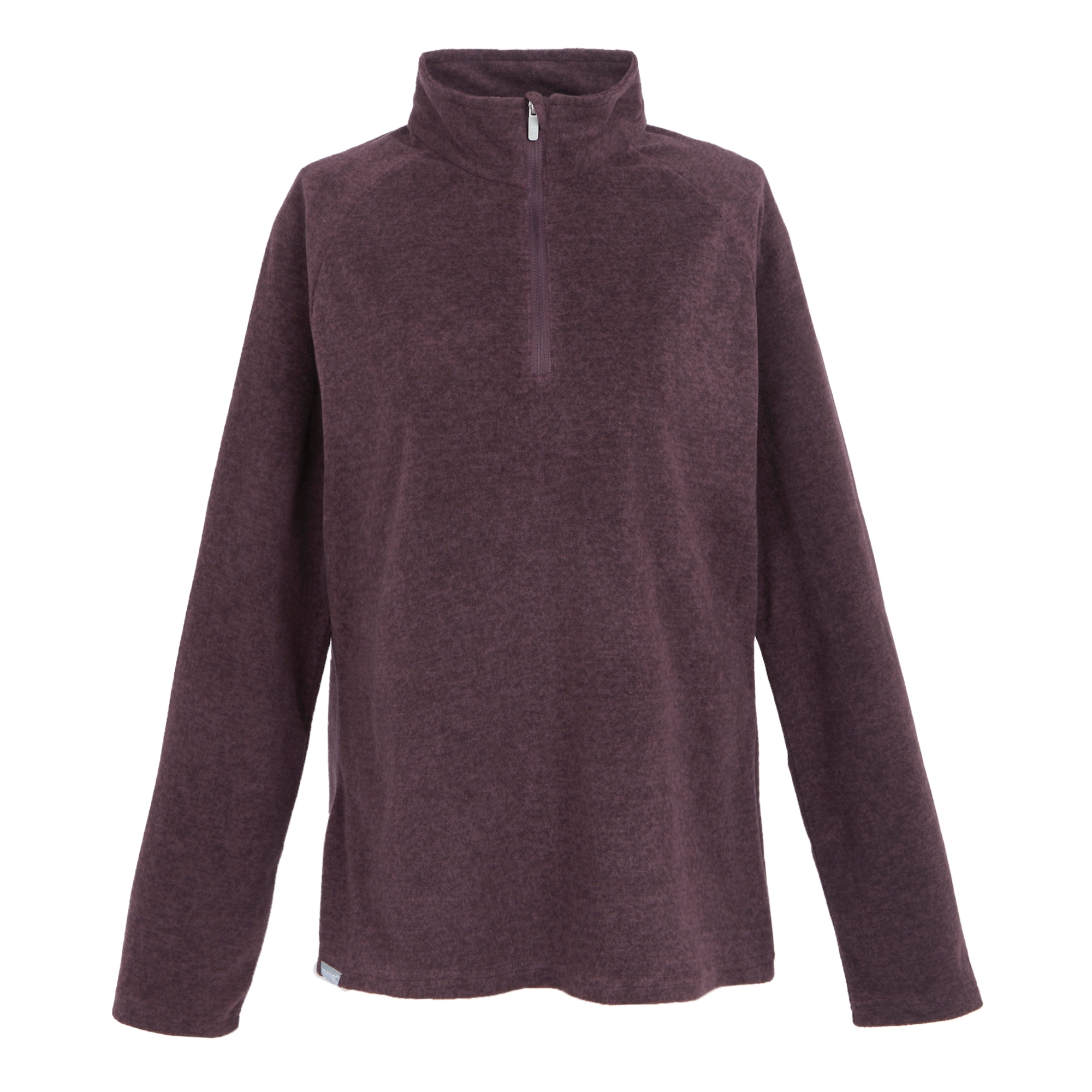 Women's Pimlo Half Zip Velour Fleece | Deep Plum