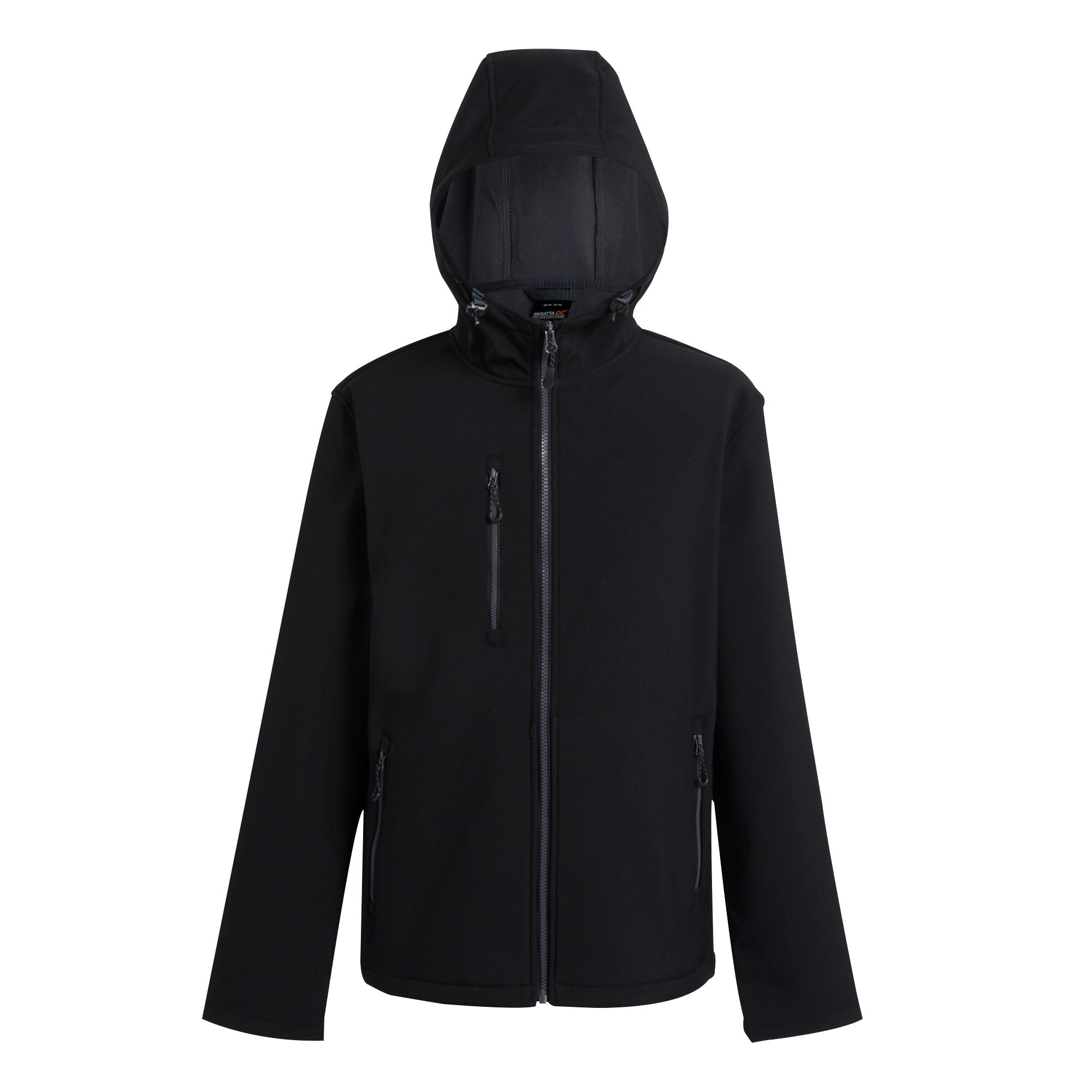 Men's Navigate 2 Layer Hooded Softshell Jacket | Black Seal Grey