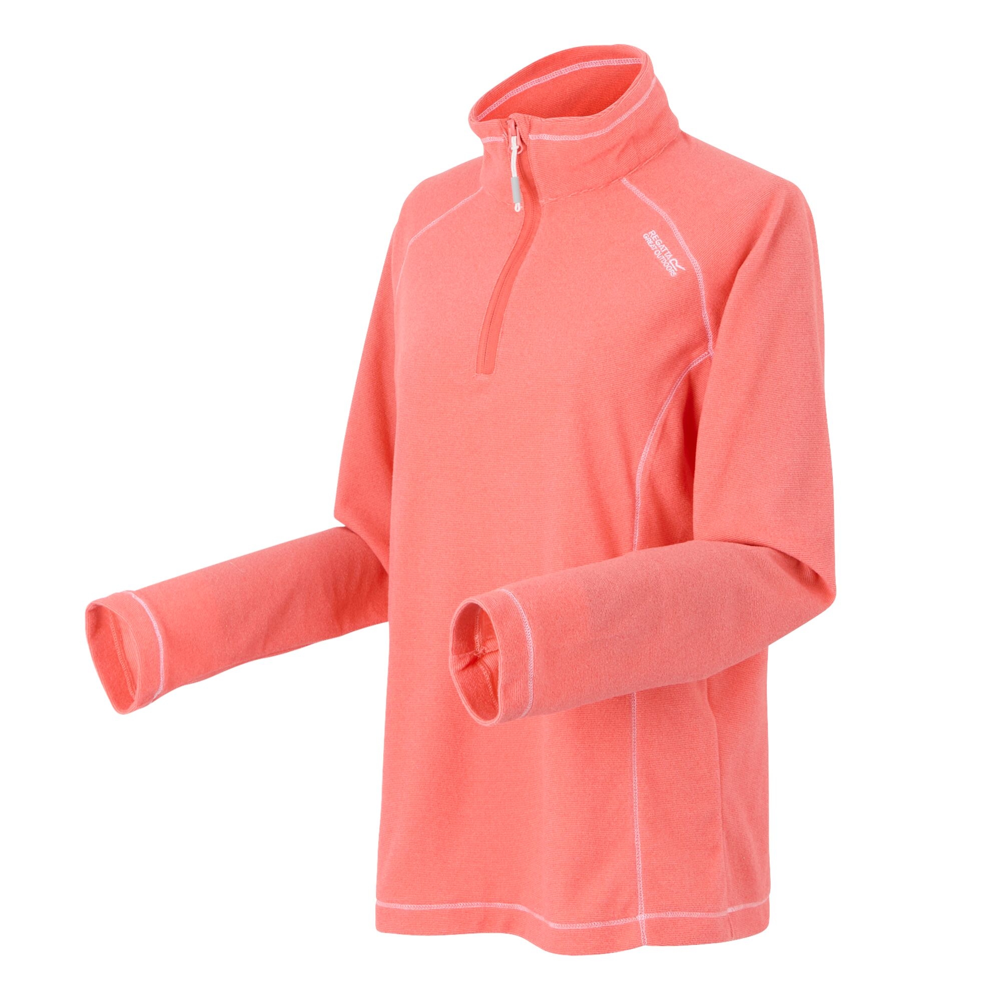 Women's Montes Lightweight Half-Zip Fleece | Peach Bloom Shell Pink