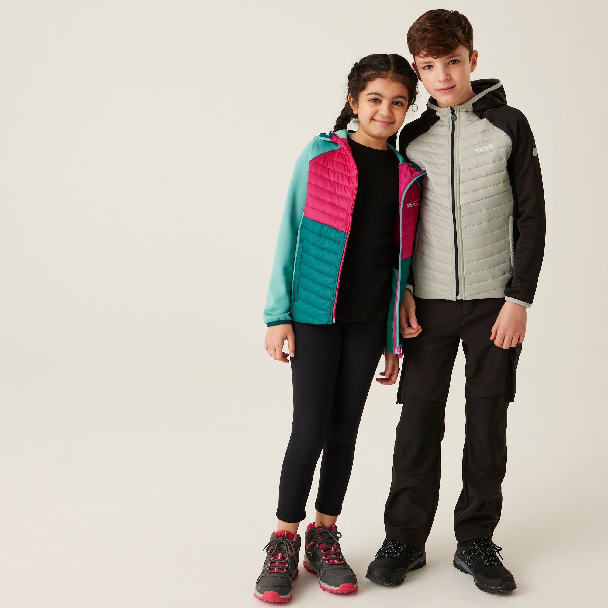 Kids' Kielder Hybrid VIII Jacket | Black Abbeystone