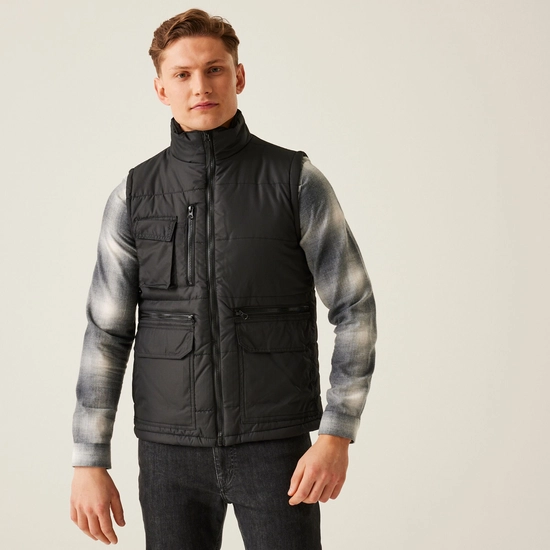 Men's Steller Multi Zip Insulated Bodywarmer | Navy