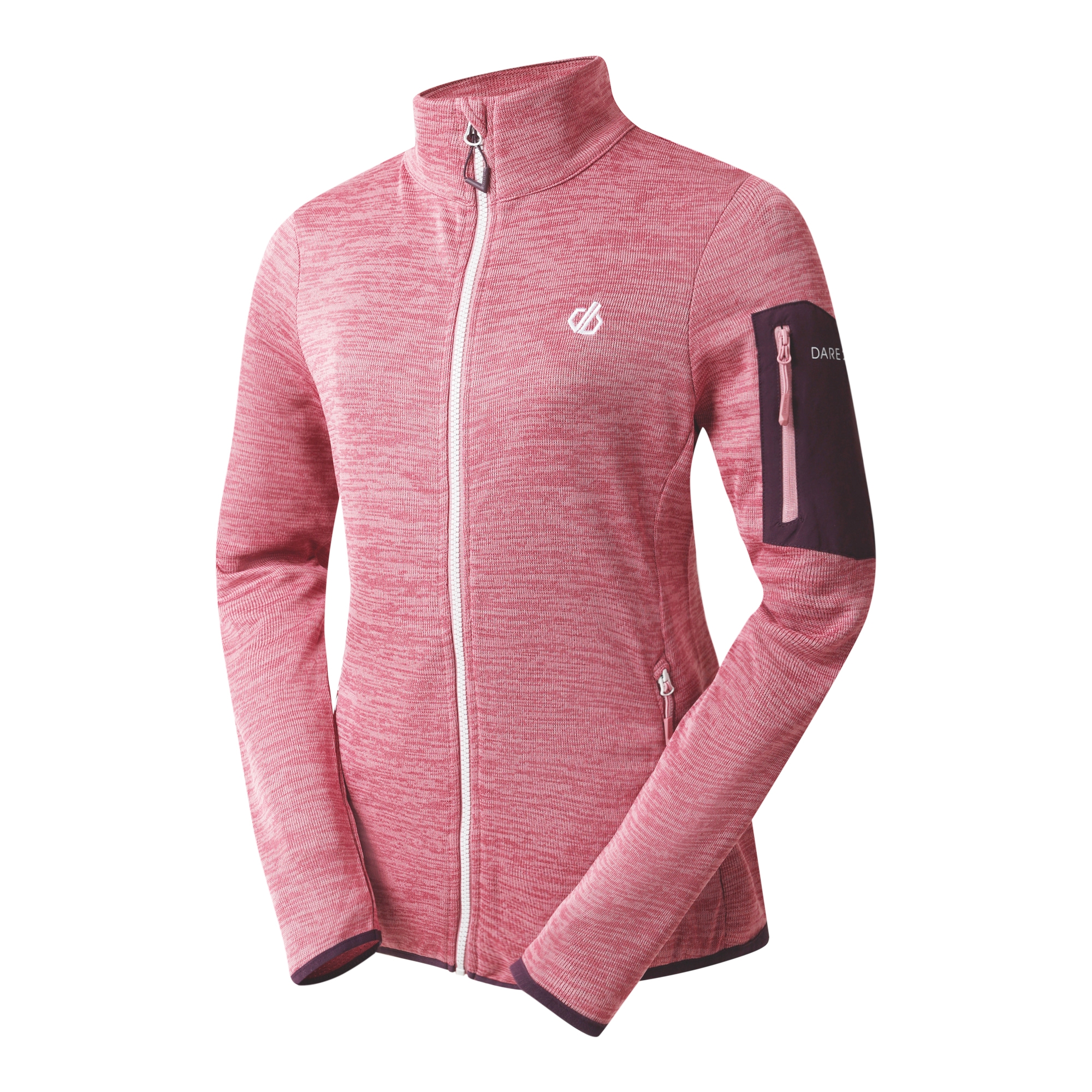 Women's Torrek Mountain Zip Through Fleece | Lilas & Deep Plum