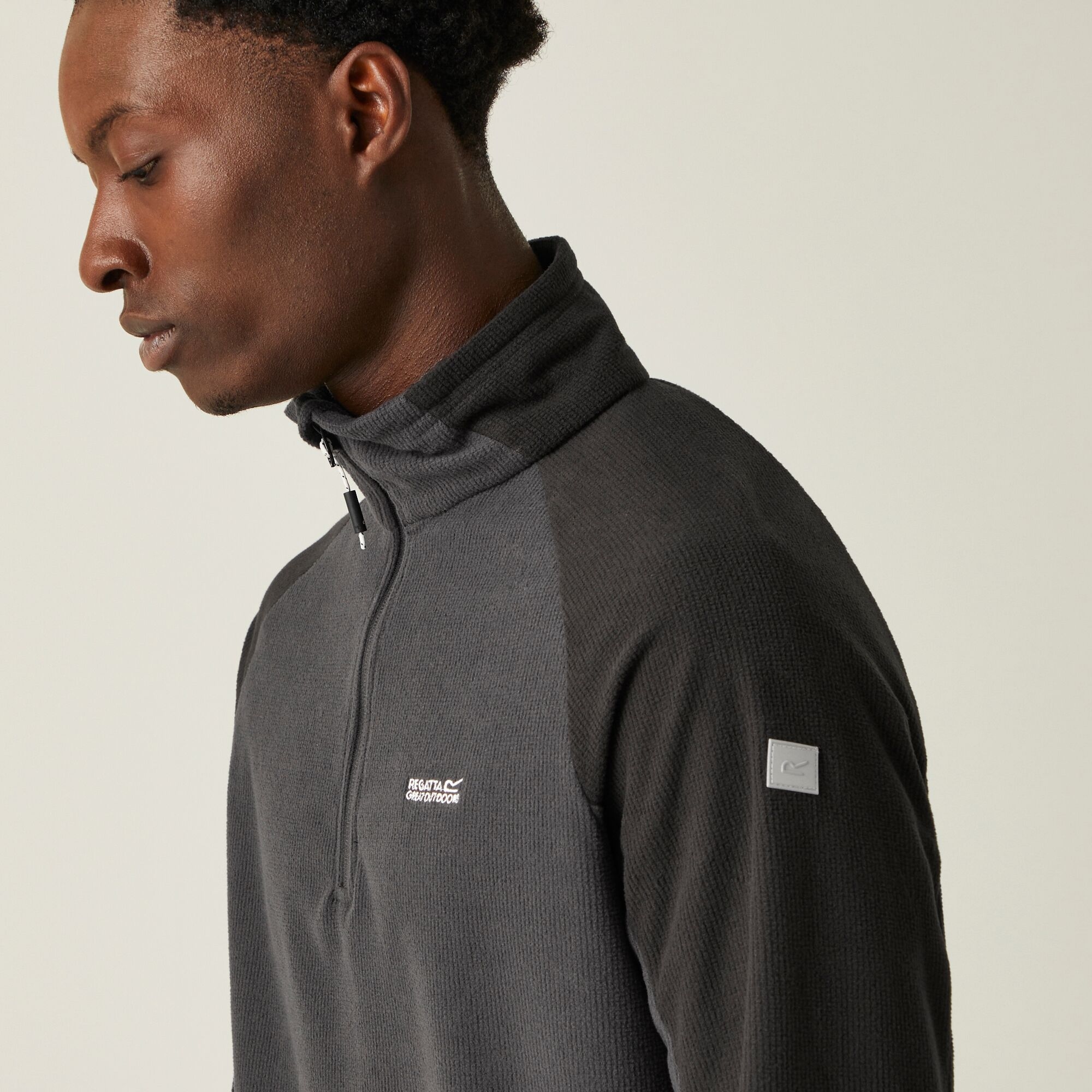 Men's Elson II Lightweight Fleece | Ash Black
