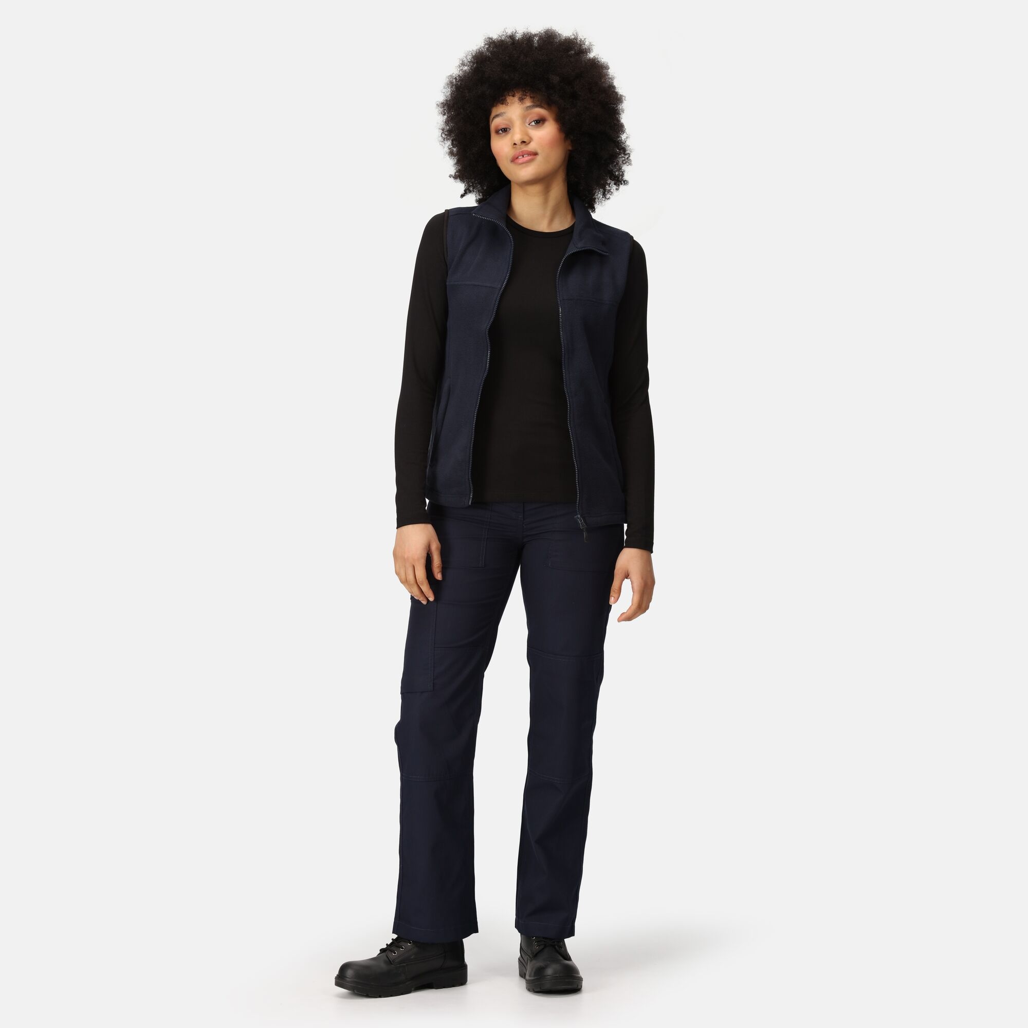 Women's Haber Fleece Bodywarmer | Dark Navy