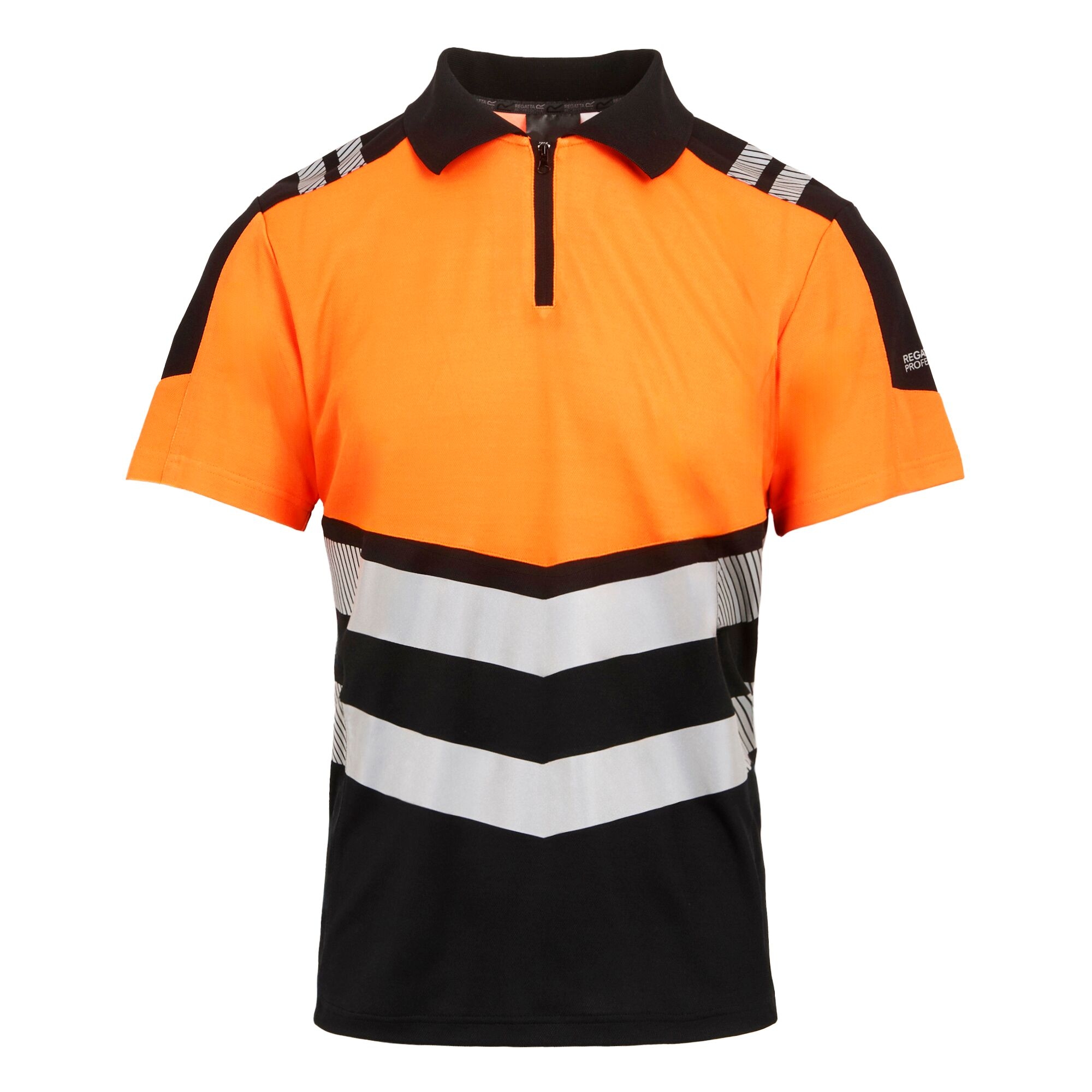 Men's Hi-Vis X-Pro Polo - Class 1 | Black Orange