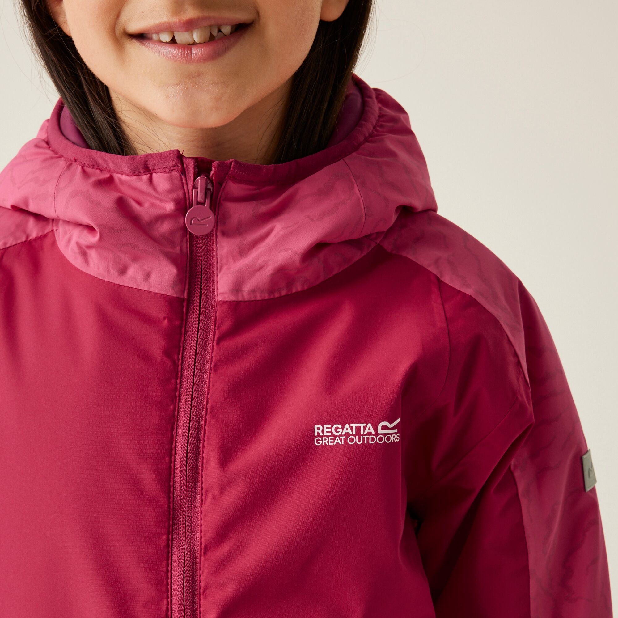 Kids' Volcanics VIII Reflective Jacket | Deep Pink Hot Pink