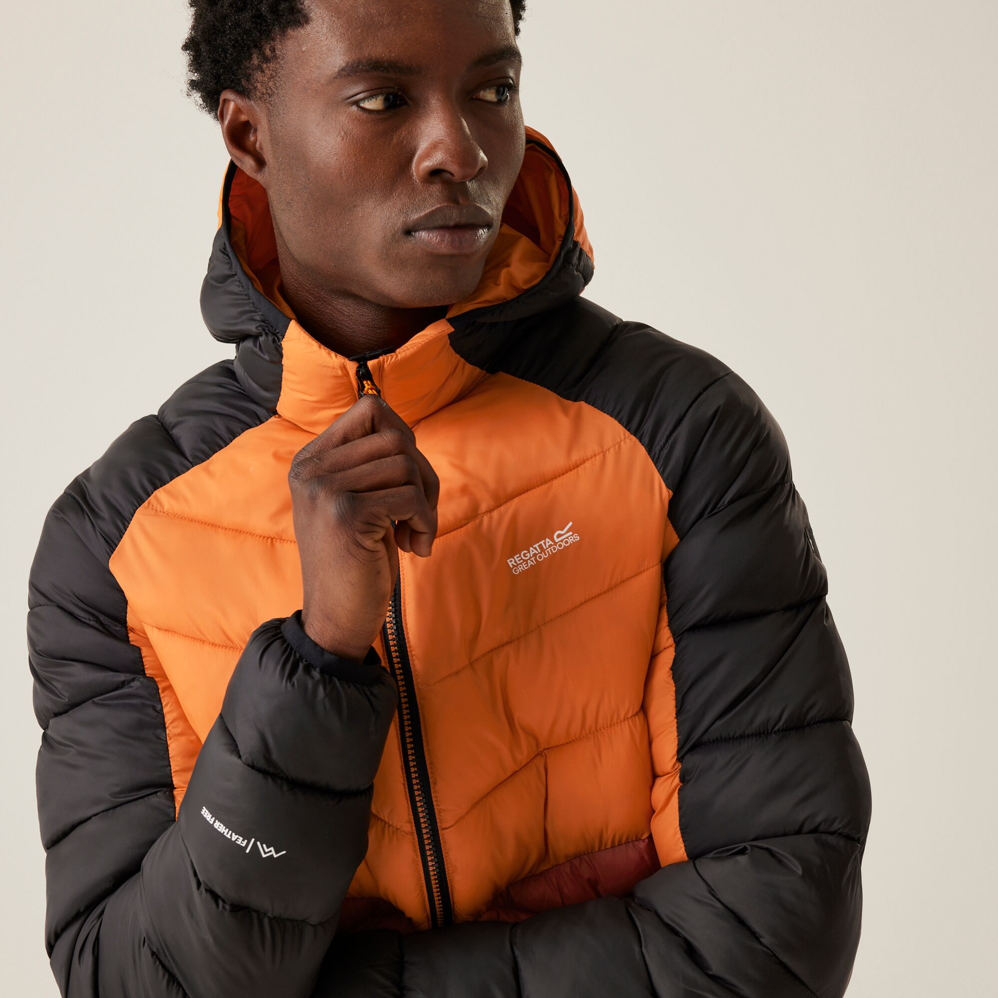 Men's Dalent Insulated Hooded Jacket | Fox Red Ochre