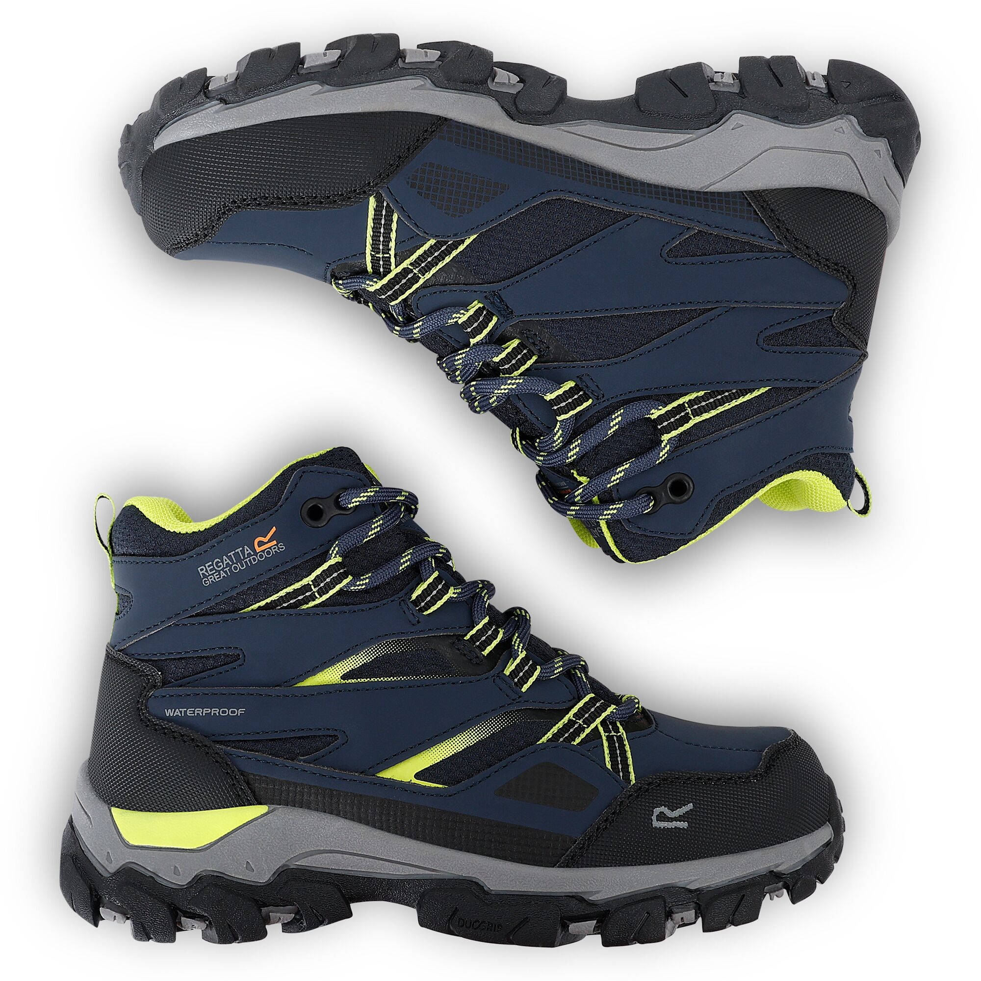 Kids' Holcombe III Walking Boots | Navy Lime Punch
