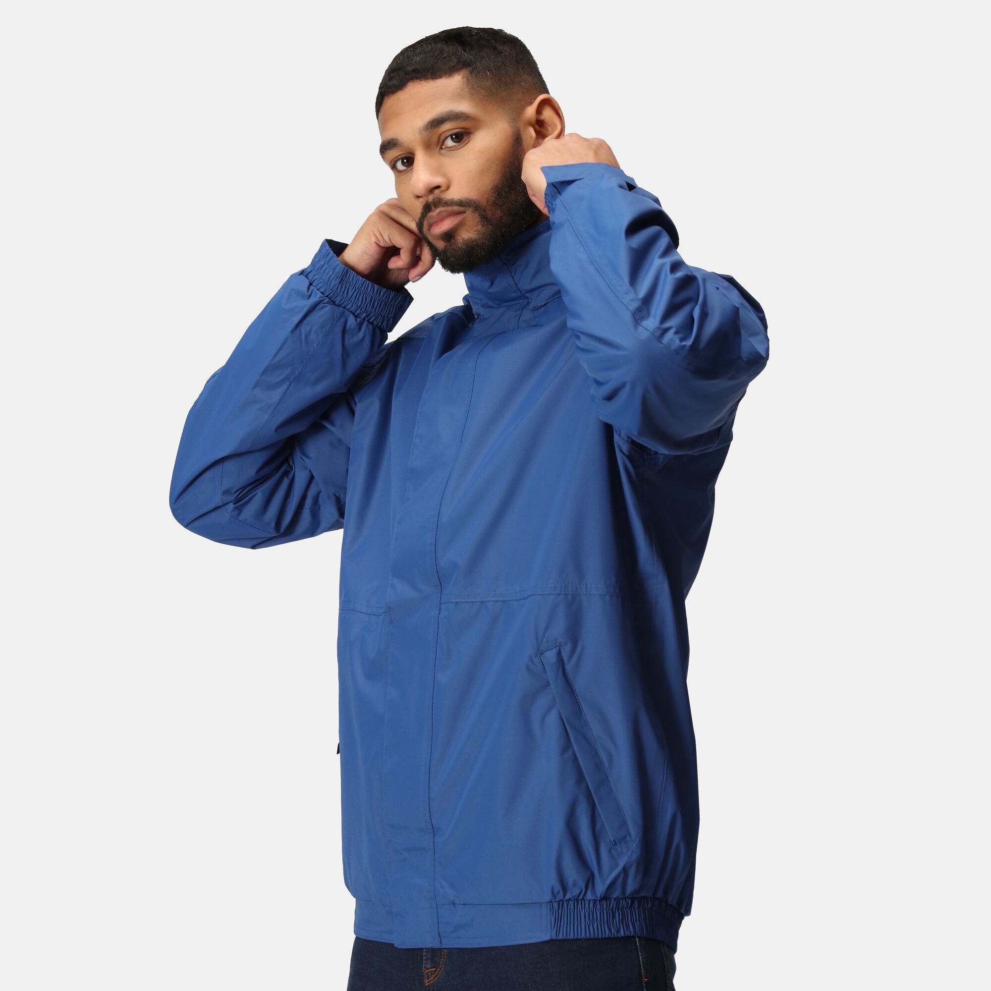 Men's Dover Fleece Lined Waterproof Insulated Bomber Jacket | Royal Blue Navy