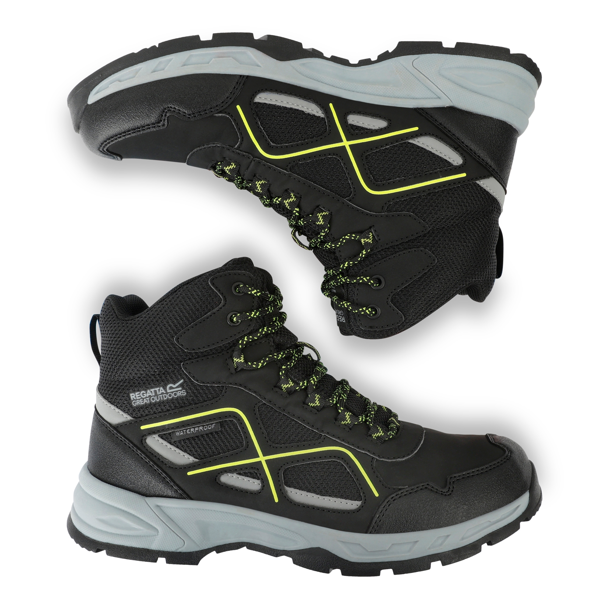 Men's Vendeavour Walking Boots | Black Lime Punch