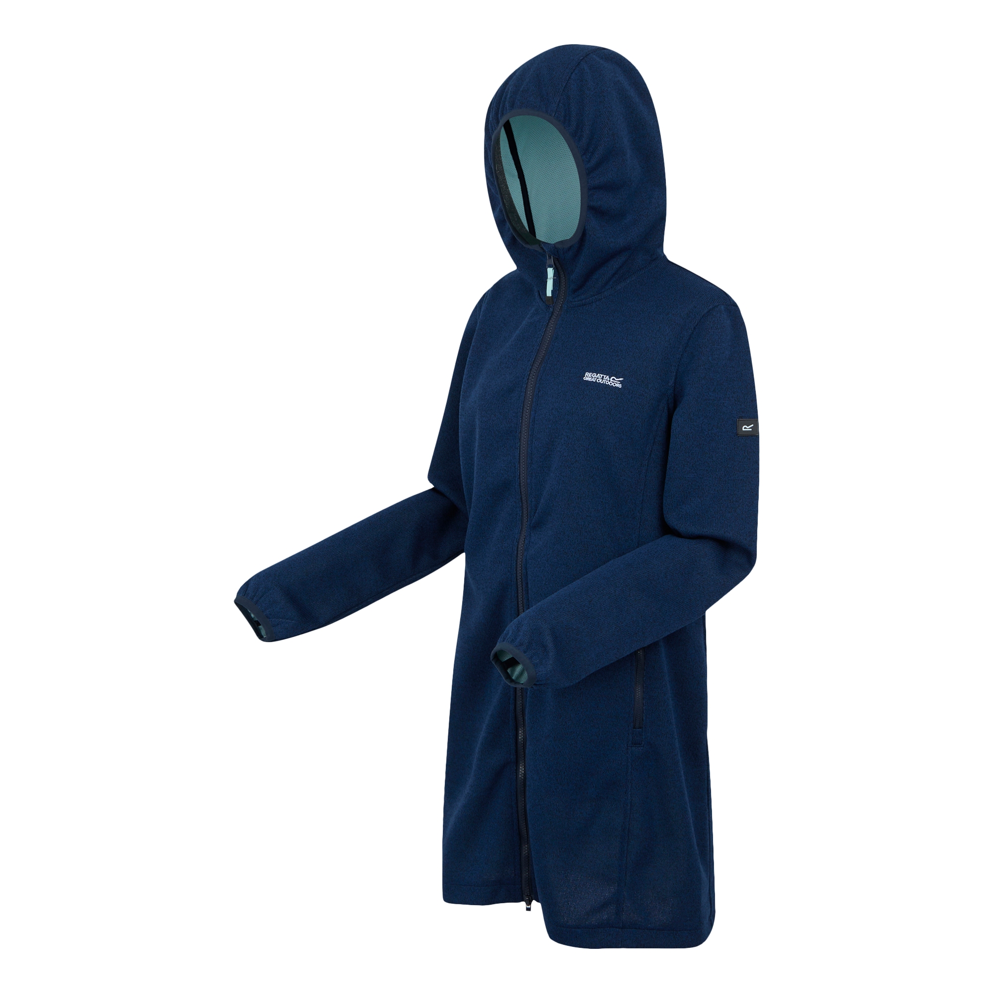 Women's Bloomfield Longline Fleece | Navy Icy Morn