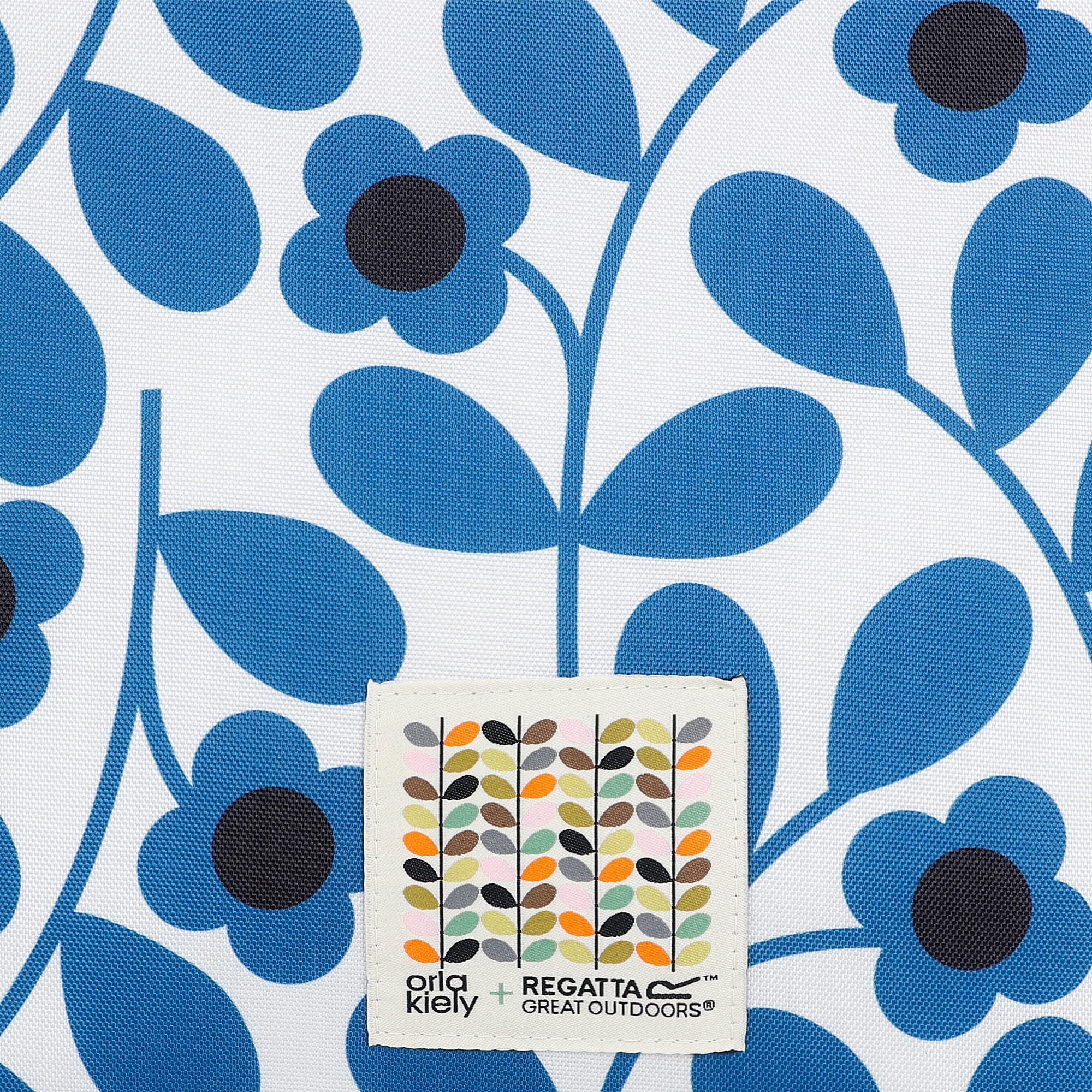 Orla Kiely Tote Coolbag | Jasmine Flower Blue